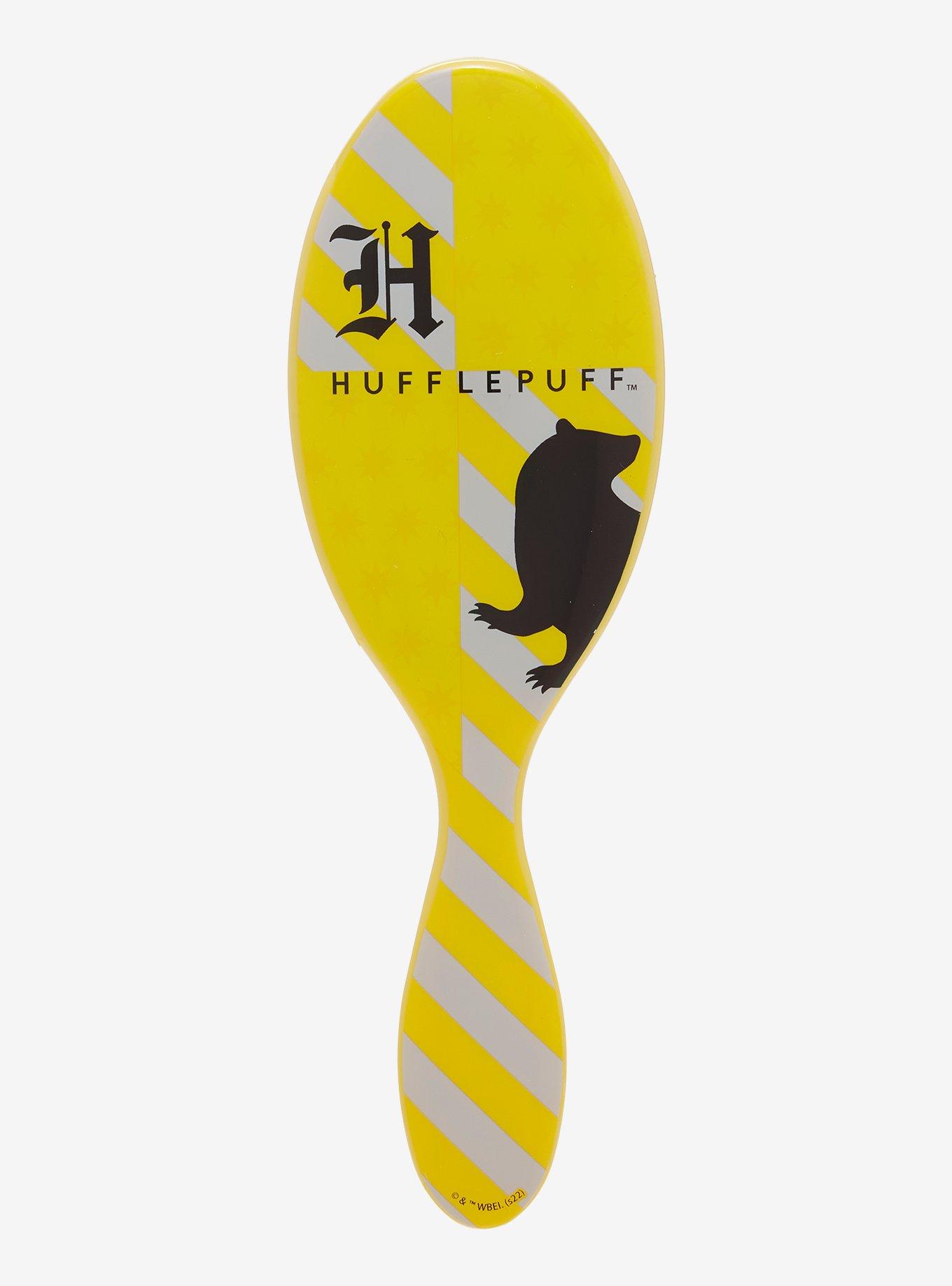 Harry Potter Hufflepuff Original Detangler Wet Brush & Hair Tie Set, , hi-res