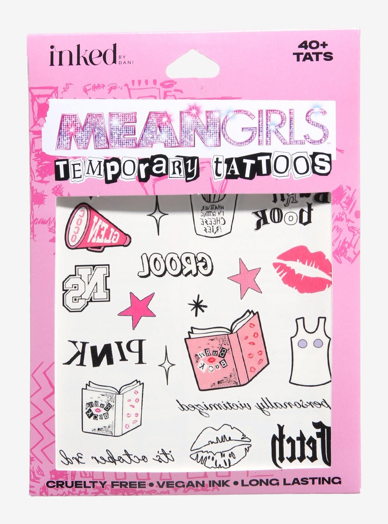 INKED By Dani Mean Girls Temporary Tattoo Set, , hi-res