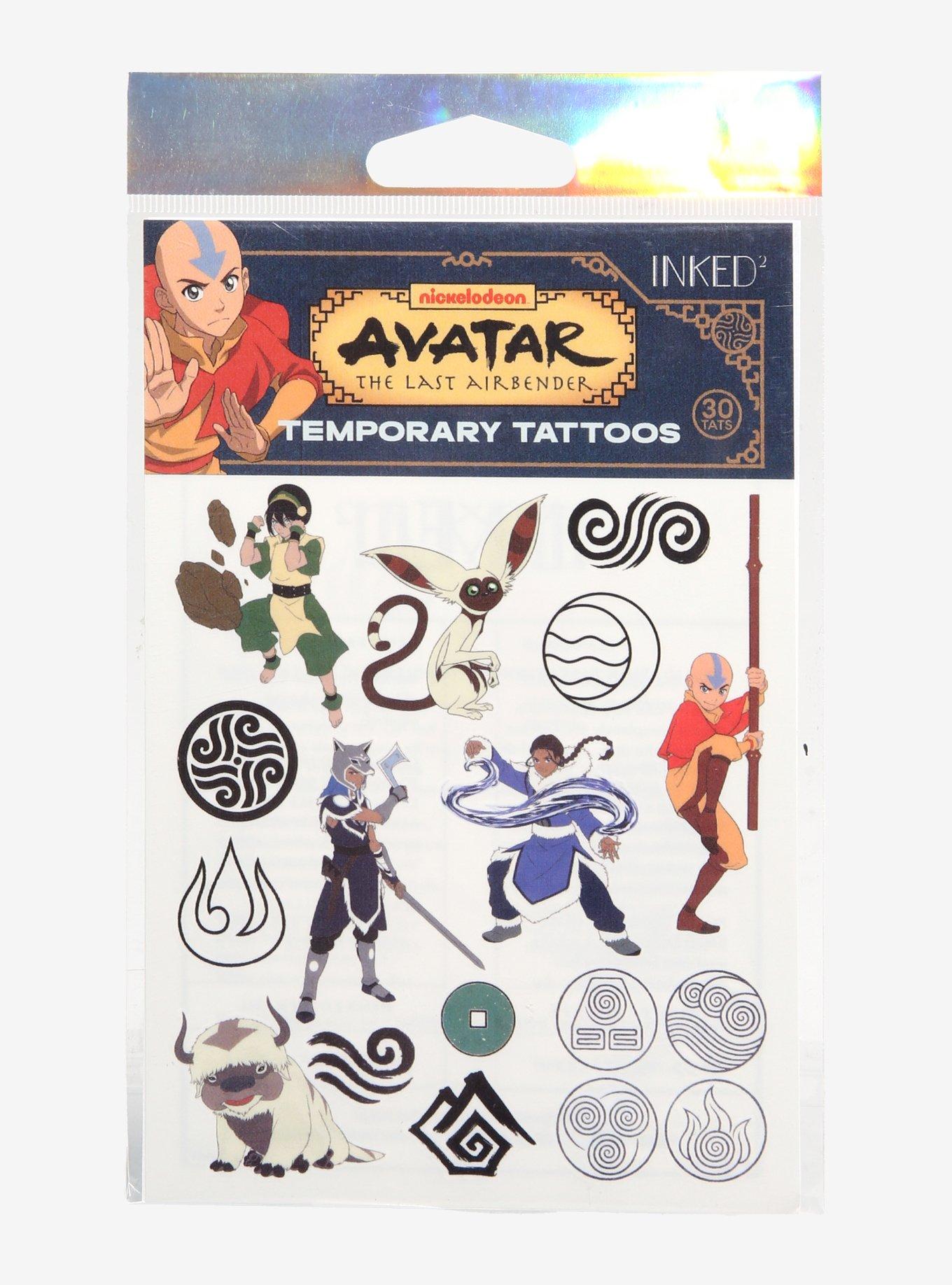 Inked Avatar: The Last Airbender Temporary Tattoos, , hi-res