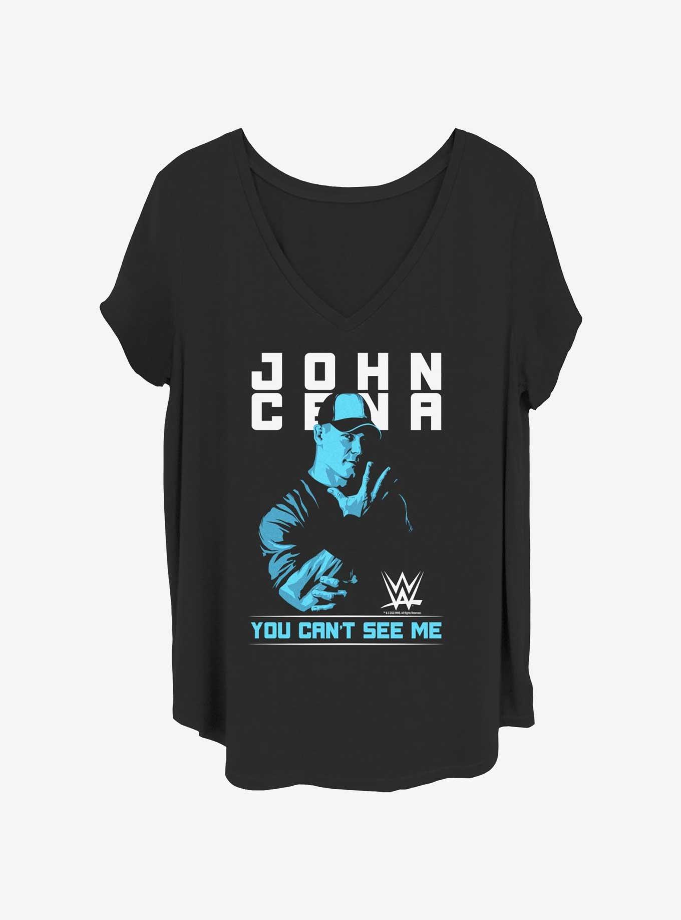 WWE Cena No C Womens T-Shirt Plus Size, BLACK, hi-res view 1