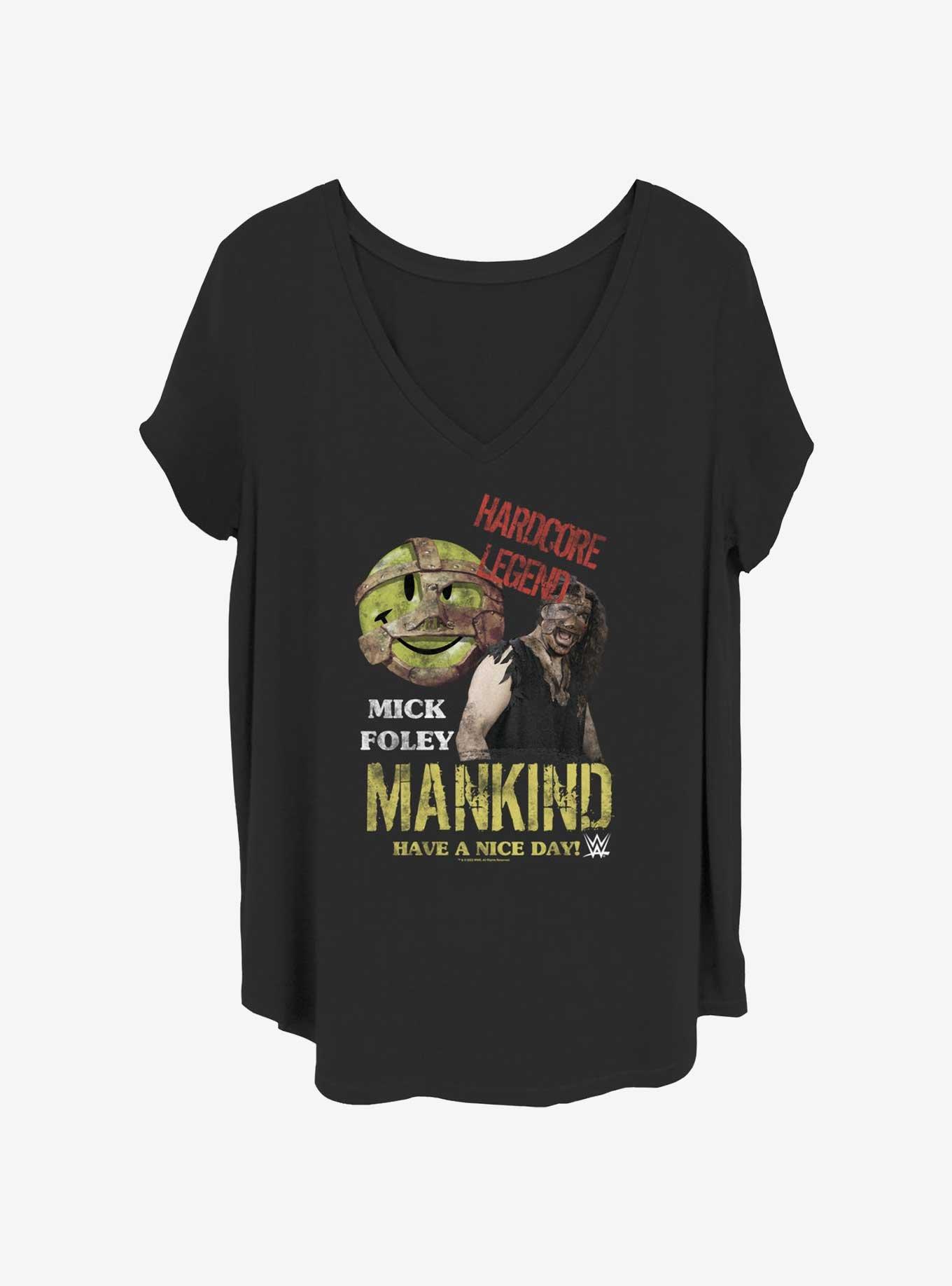 WWE Hardcore Legend Womens T-Shirt Plus Size, BLACK, hi-res view 1