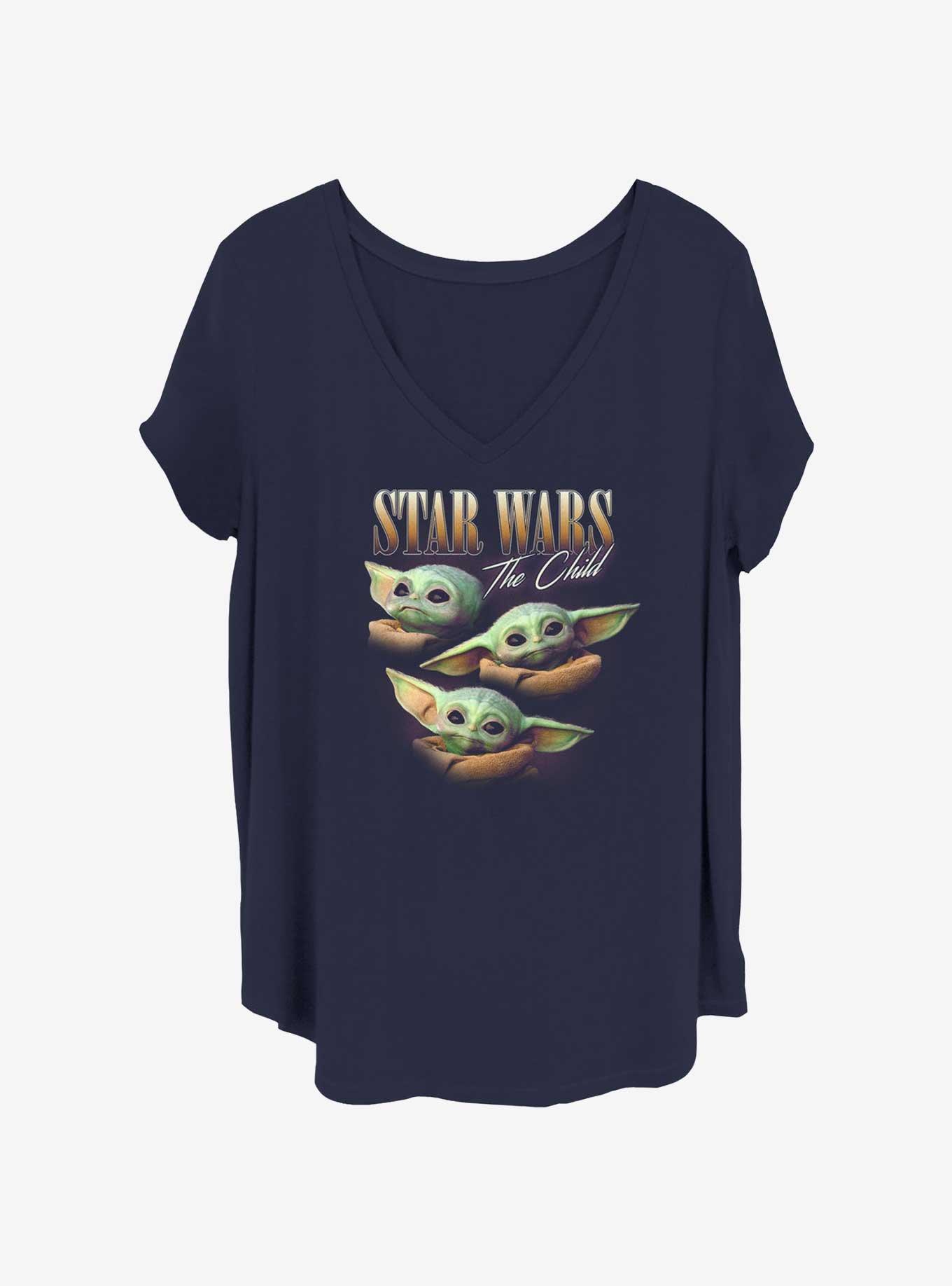 Star Wars The Mandalorian So Long Cowboy Womens T-Shirt Plus Size, NAVY, hi-res