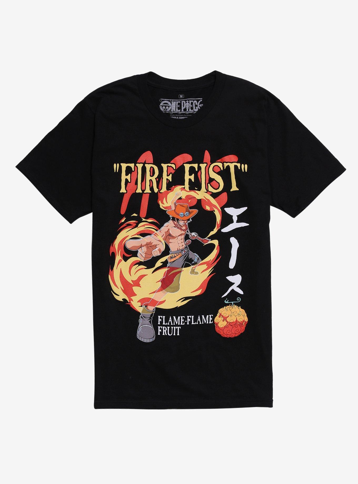 One Piece Fire Fist Ace Boyfriend Fit Girls T-Shirt, , hi-res