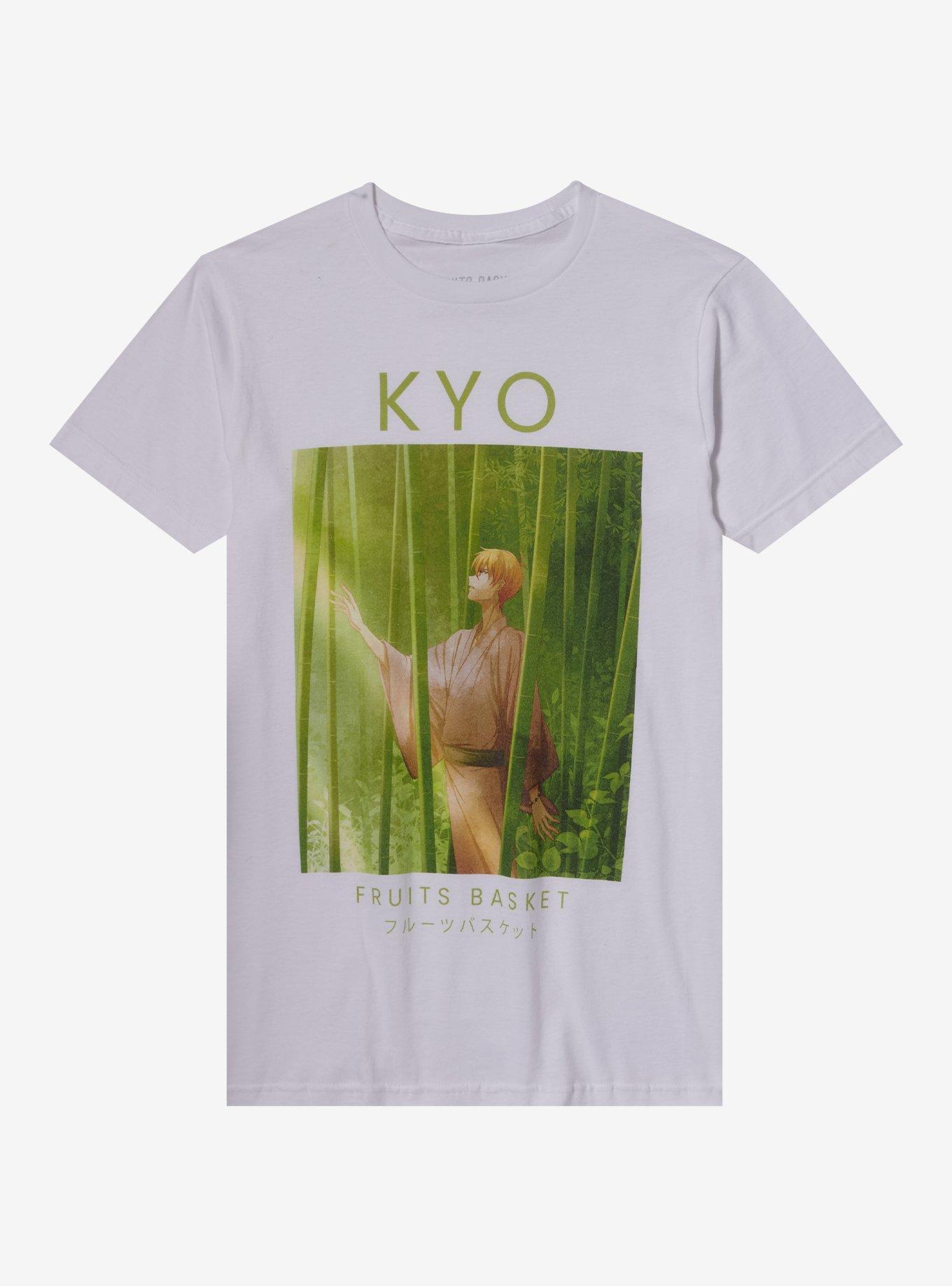 Fruits Basket Kyo Bamboo Forest Boyfriend Fit Girls T-Shirt, , hi-res