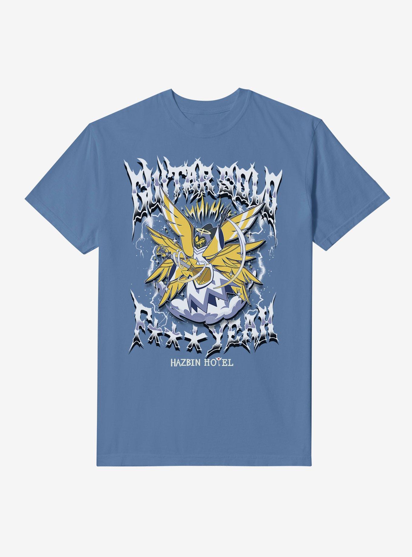 Hazbin Hotel Adam Guitar Solo Garment Dye T-Shirt, BLUEJEAN, hi-res