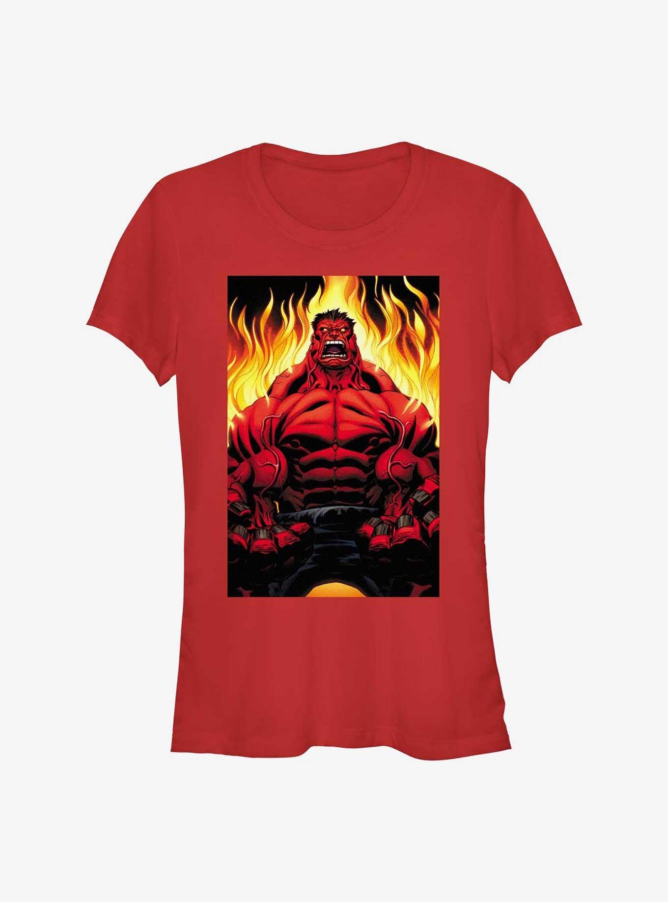 Hulk Red Hulk Fire Girls T-Shirt