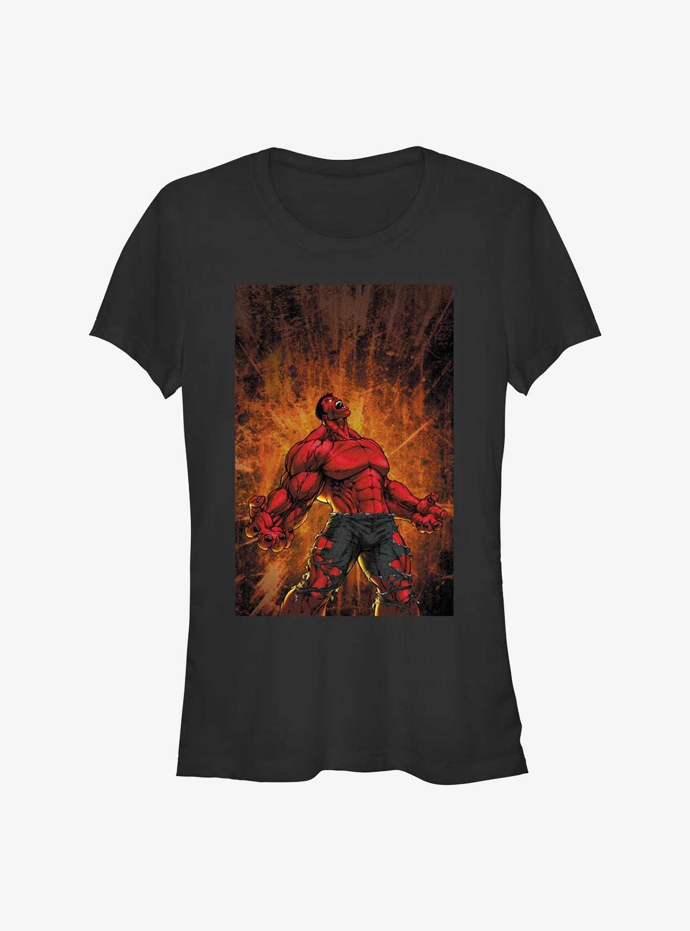 Hulk Red Hulk Fury Girls T-Shirt, BLACK, hi-res