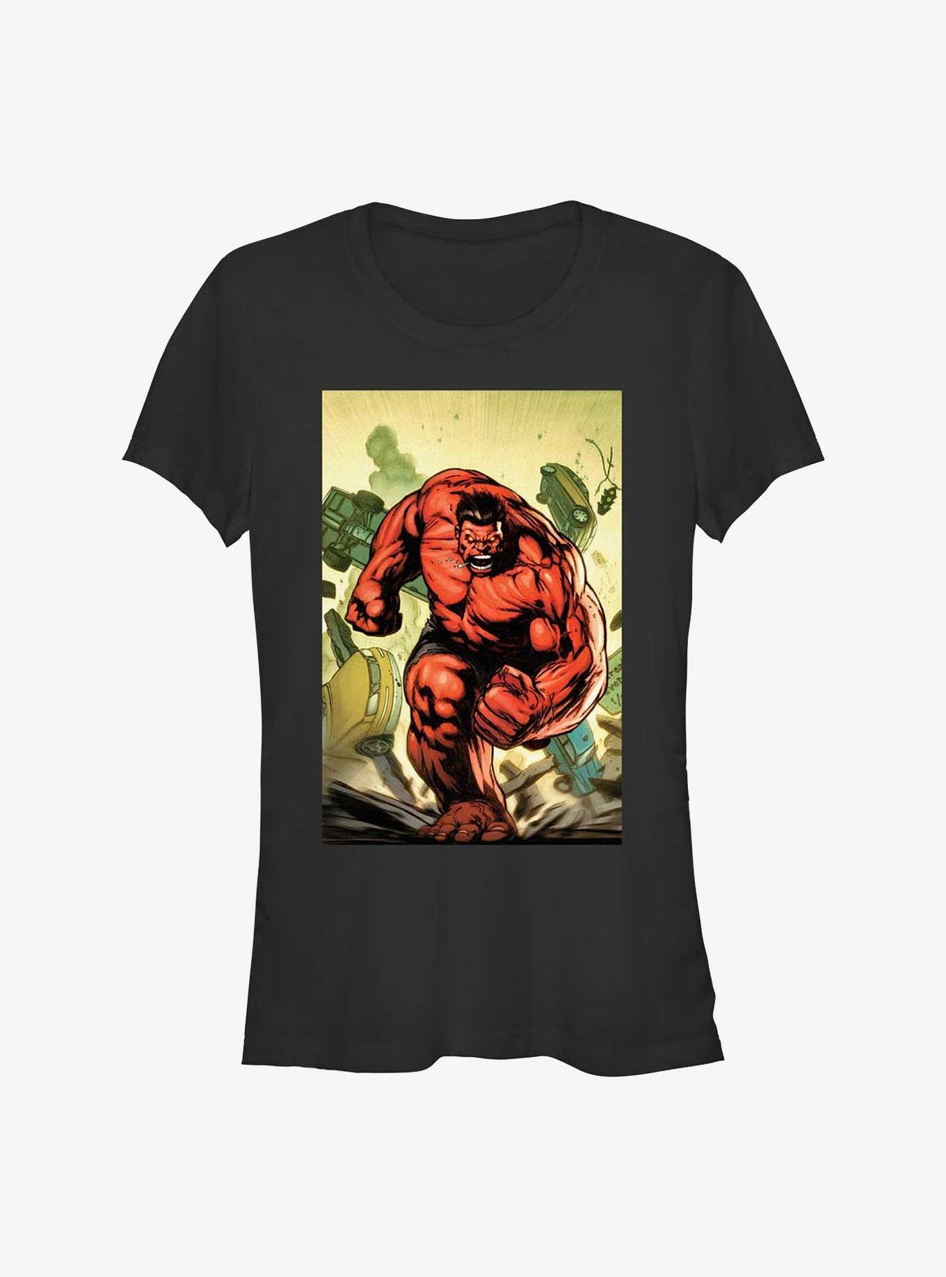 Hulk Red Crash Girls T-Shirt