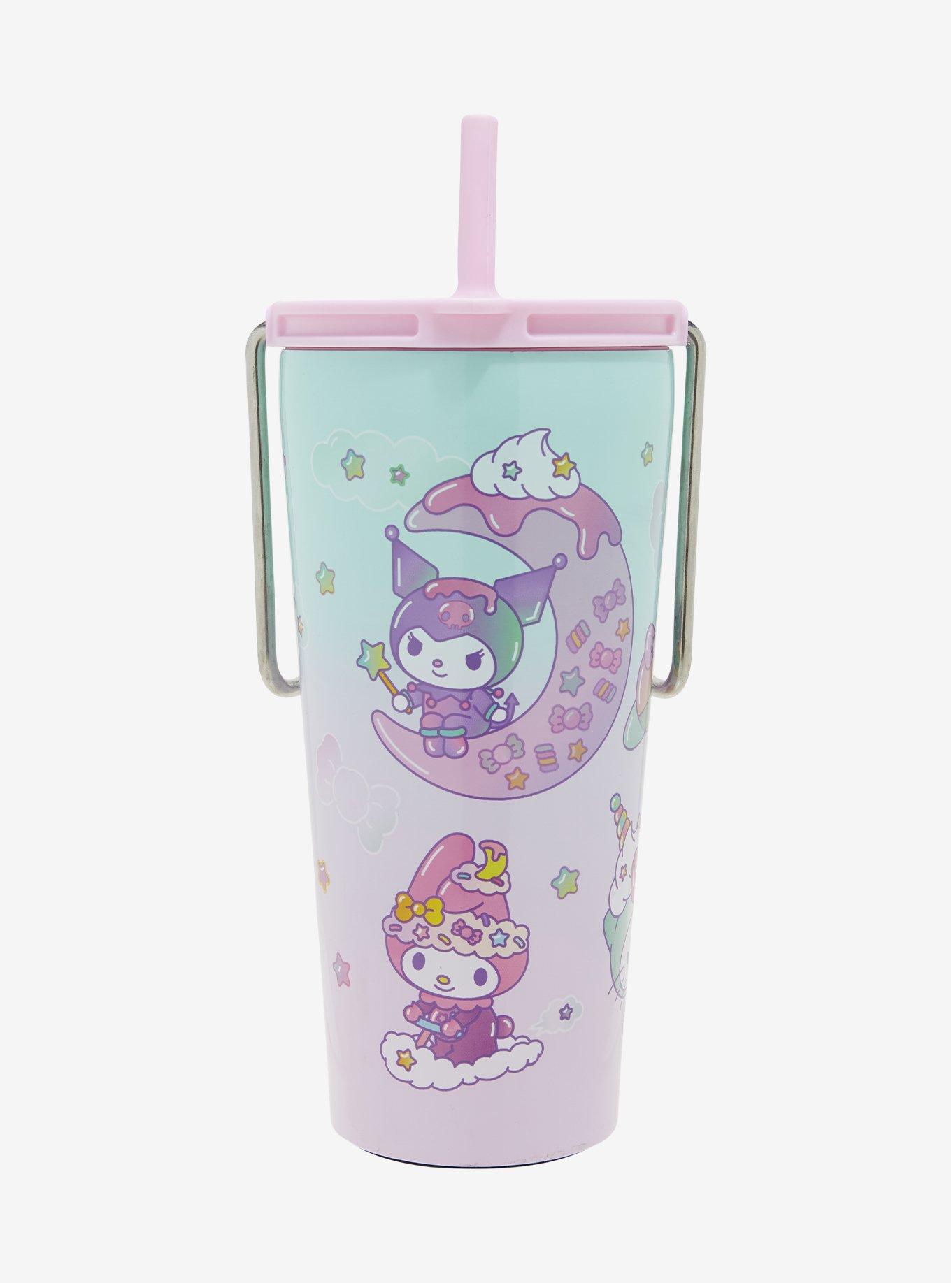 Hello Kitty And Friends Sweet Pastel Sky Stainless Steel Travel Cup, , hi-res