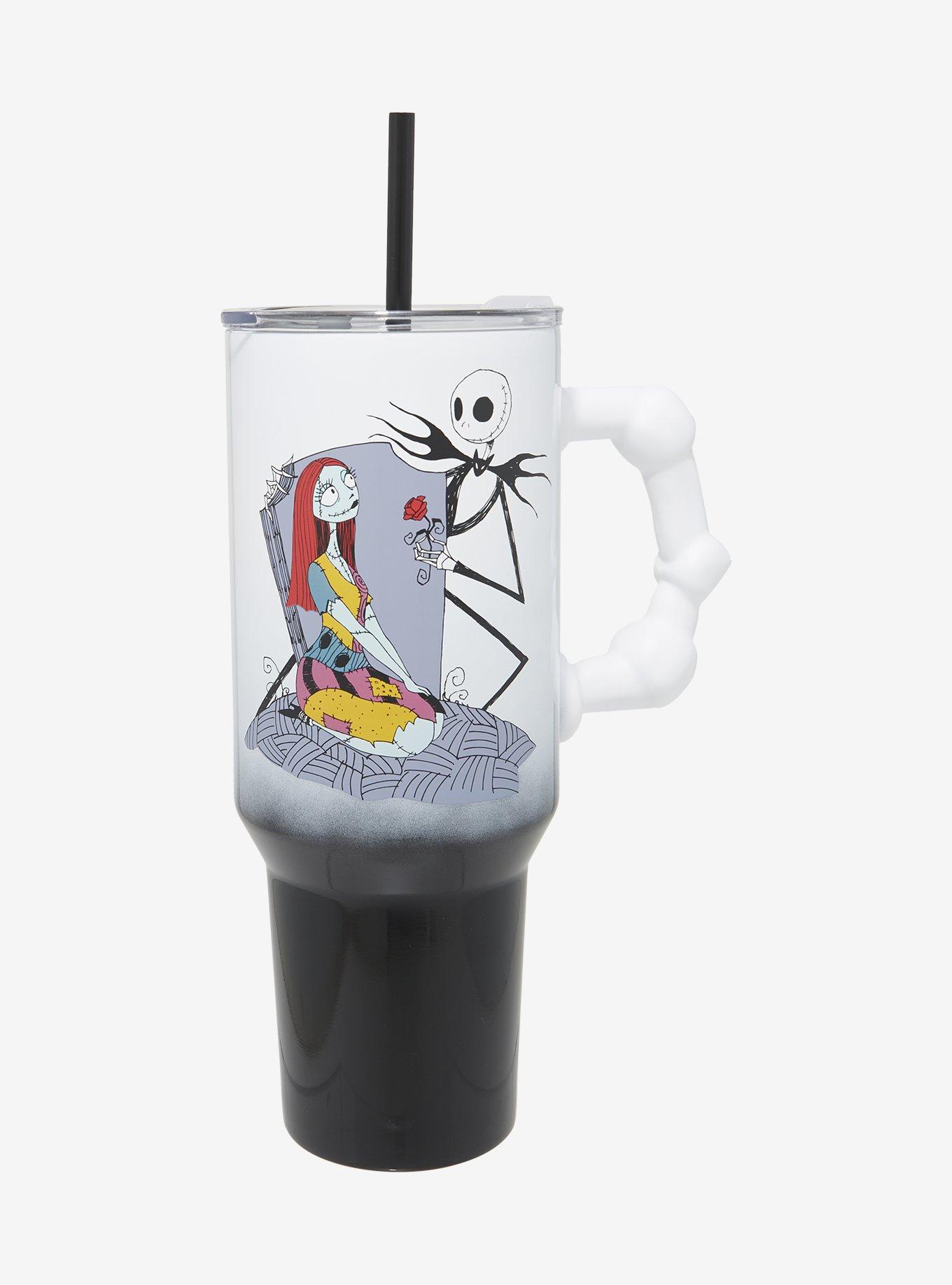 The Nightmare Before Christmas Jack & Sally Steel Travel Cup, , hi-res