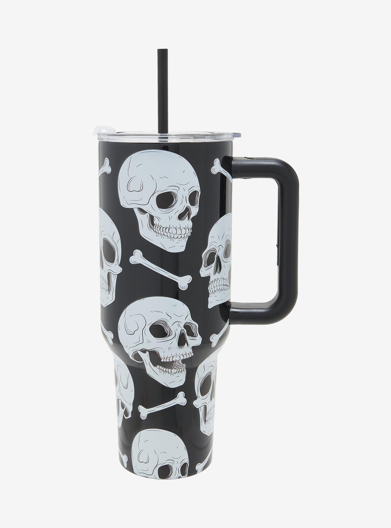 Skulls & Bones Stainless Steel Travel Cup