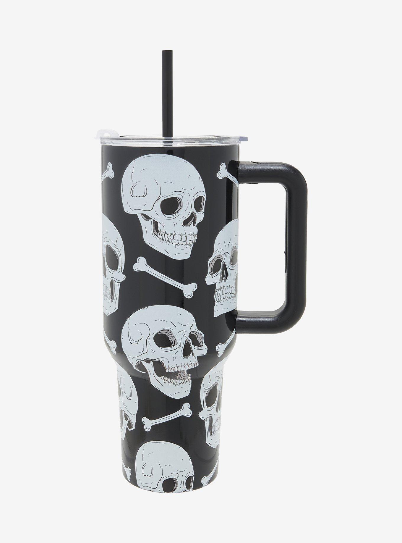 Skulls & Bones Stainless Steel Travel Cup, , hi-res view 1