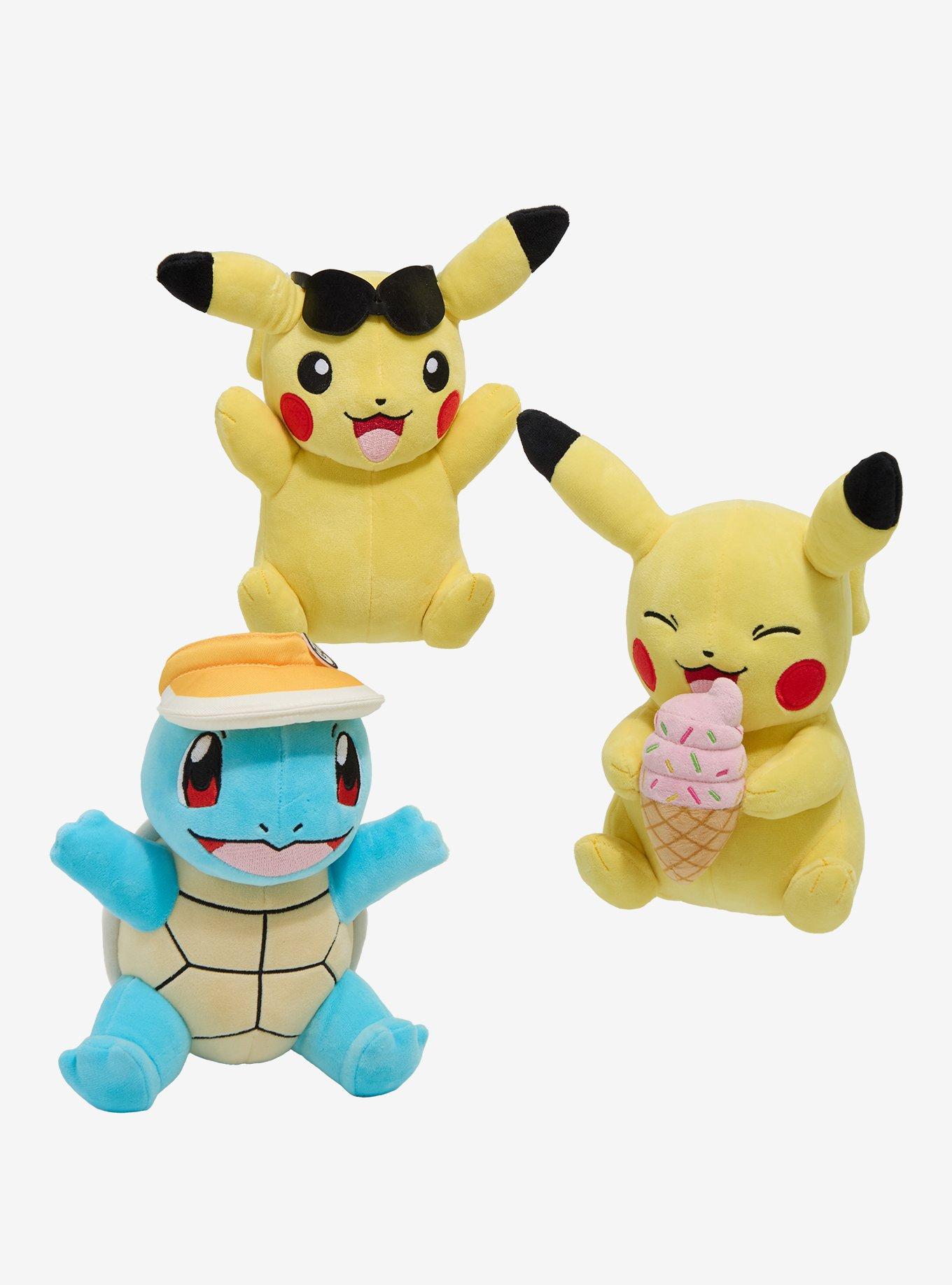 Pokemon Summer Pikachu & Squirtle Assorted Blind Plush, , hi-res