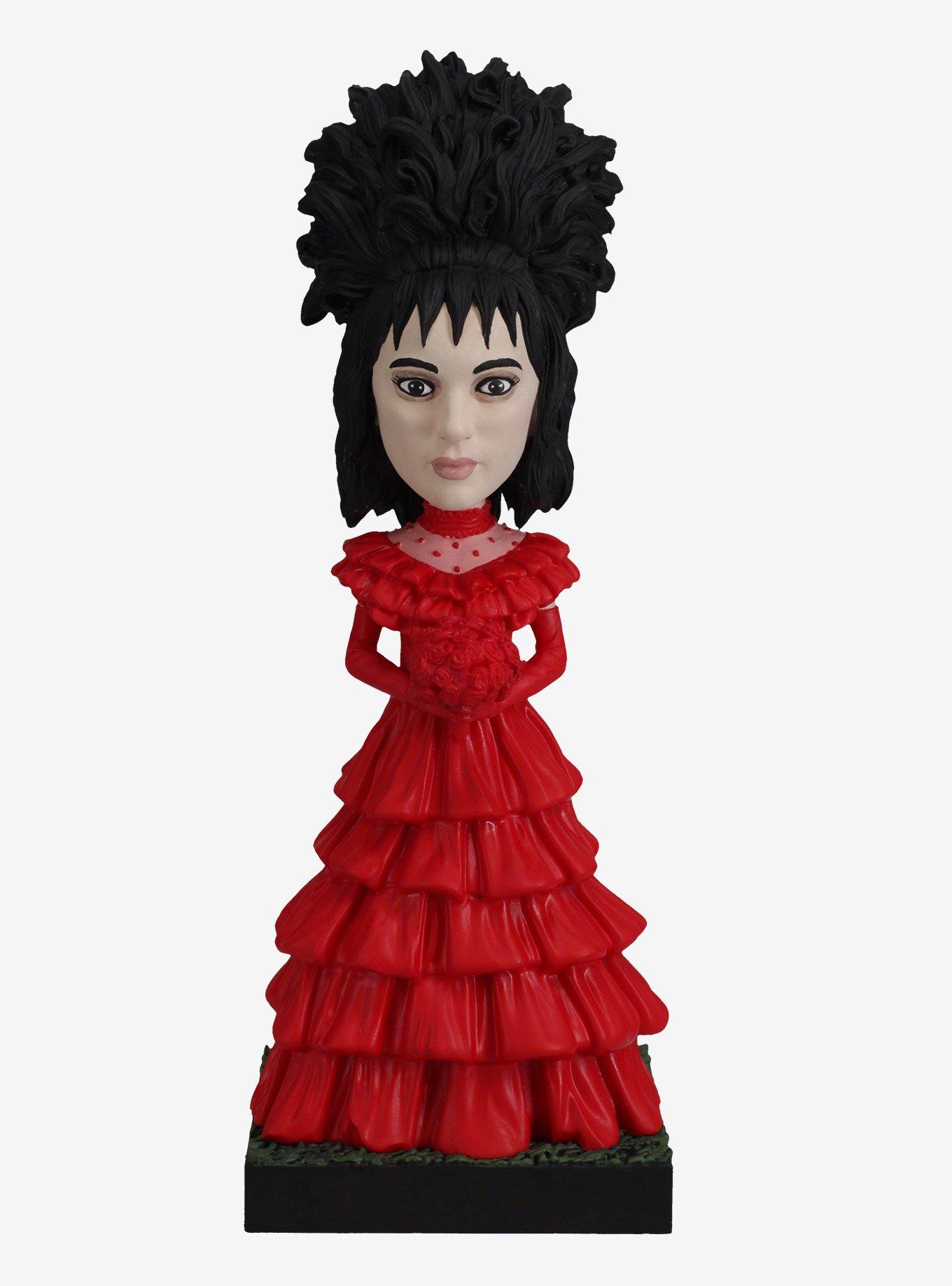 Royal Bobbles Beetlejuice Lydia Deetz Red Wedding Dress Bobblehead, , hi-res