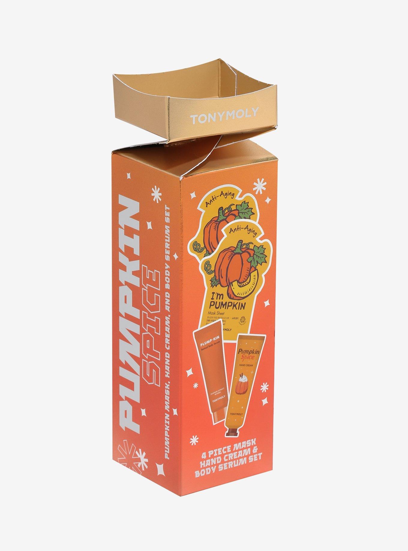 TONYMOLY Pumpkin Spice Facial Sheet Mask & Hand Cream Set, , hi-res