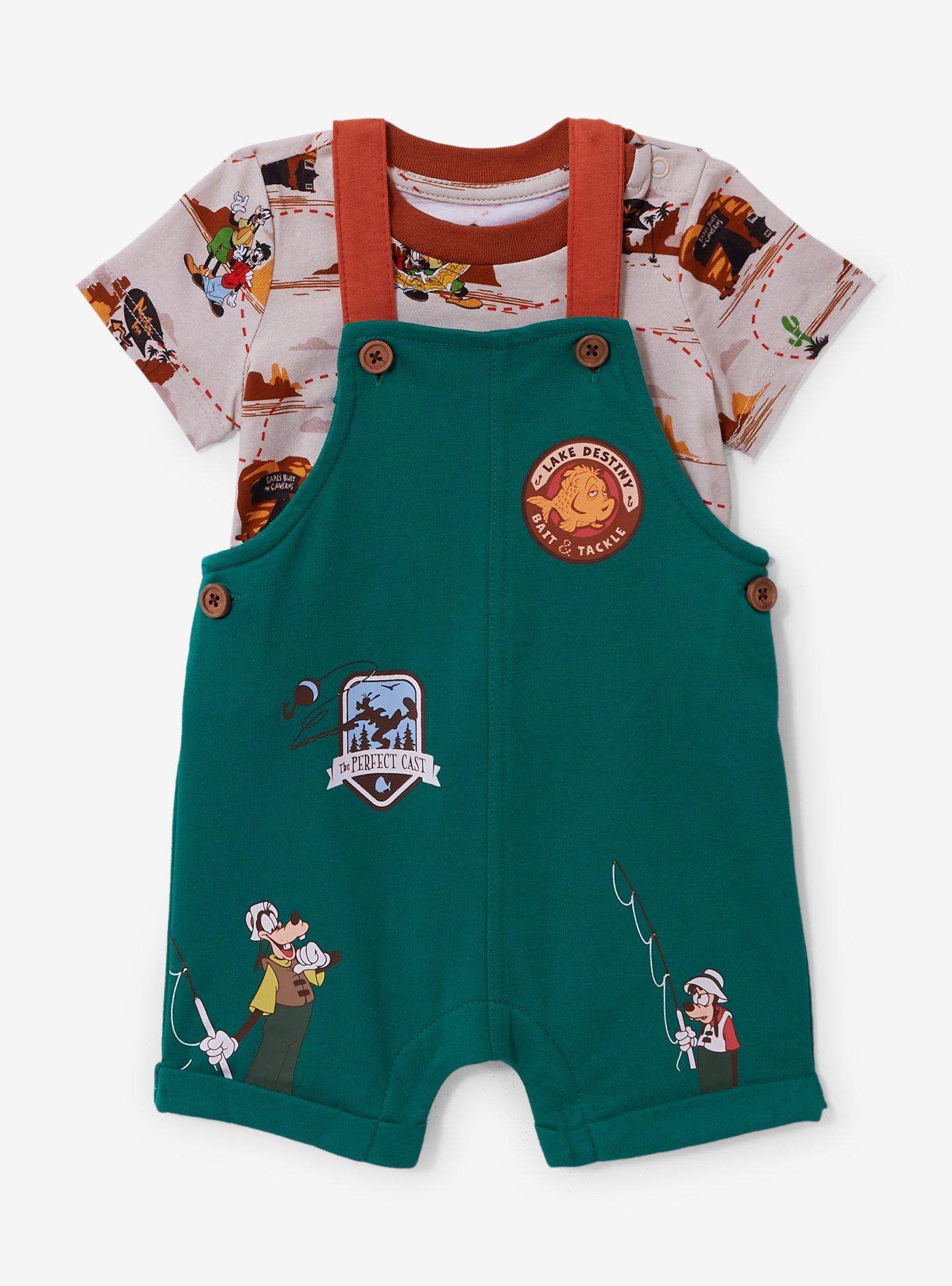 Disney A Goofy Movie Lake Destiny Infant Overall & Shirt Set — BoxLunch Exclusive, , hi-res
