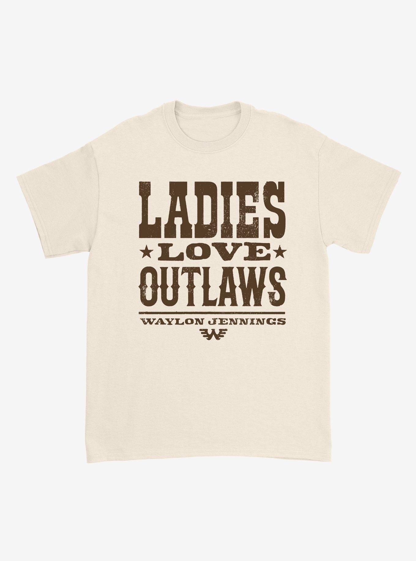 Waylon Jennings Outlaws T-Shirt, , hi-res