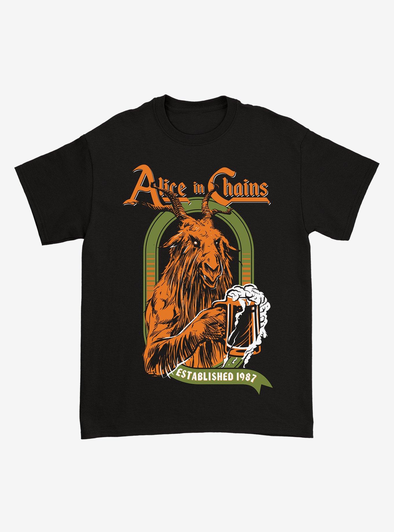 Alice In Chains Goat Beer T-Shirt, , hi-res