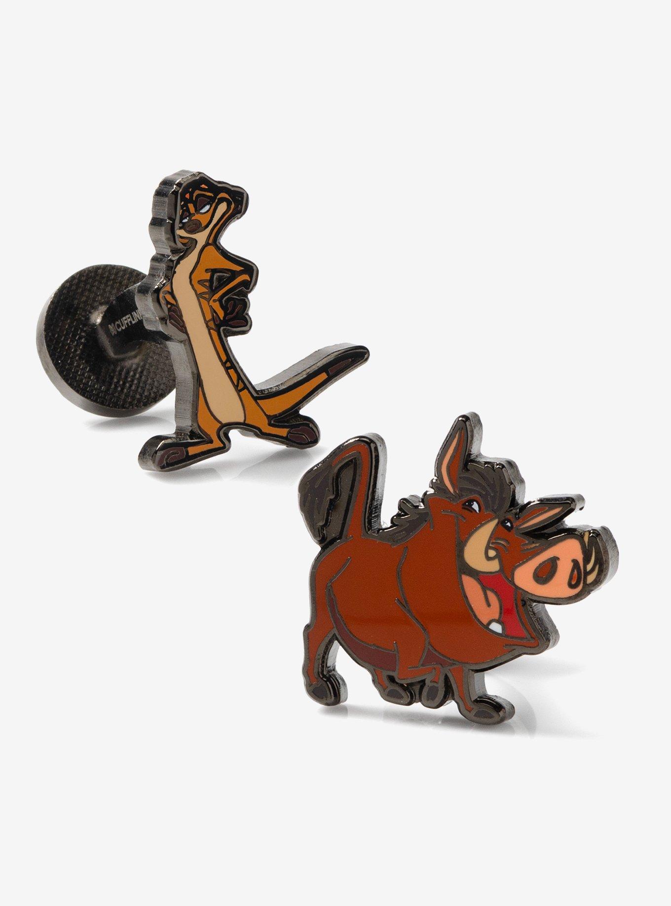 Disney The Lion King Timon & Pumbaa Hakuna Matata Cufflinks, , hi-res