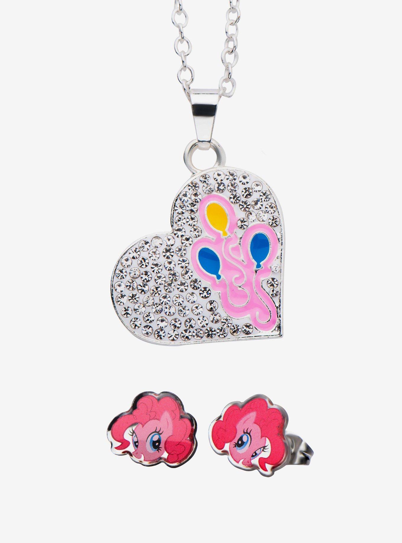 My Little Pony Pinky Pie Necklace and Earring Set, , hi-res