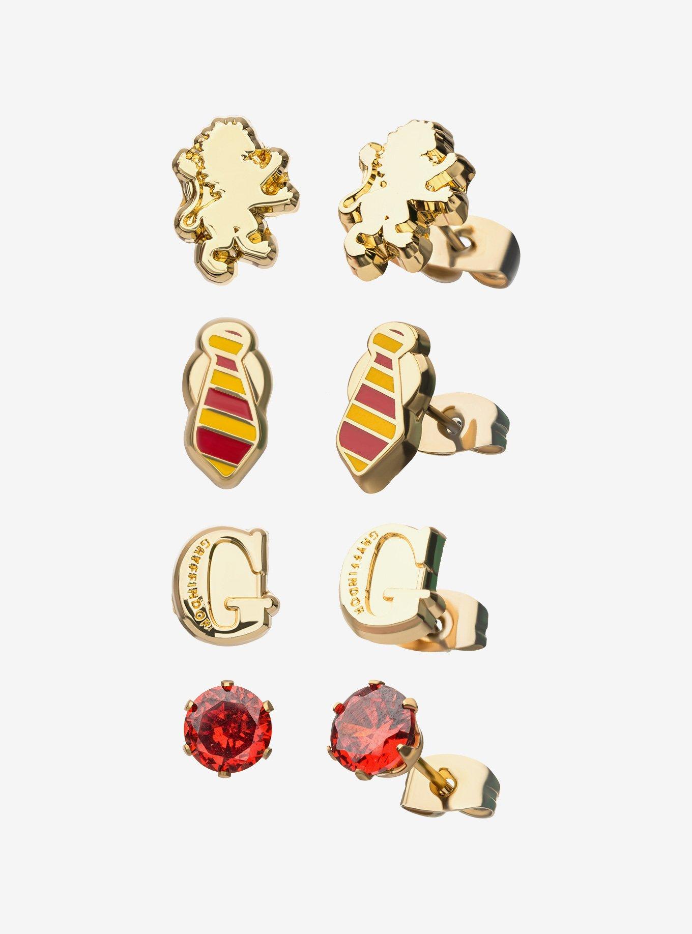 Harry Potter Gryffindor Stud Earring Set, , hi-res