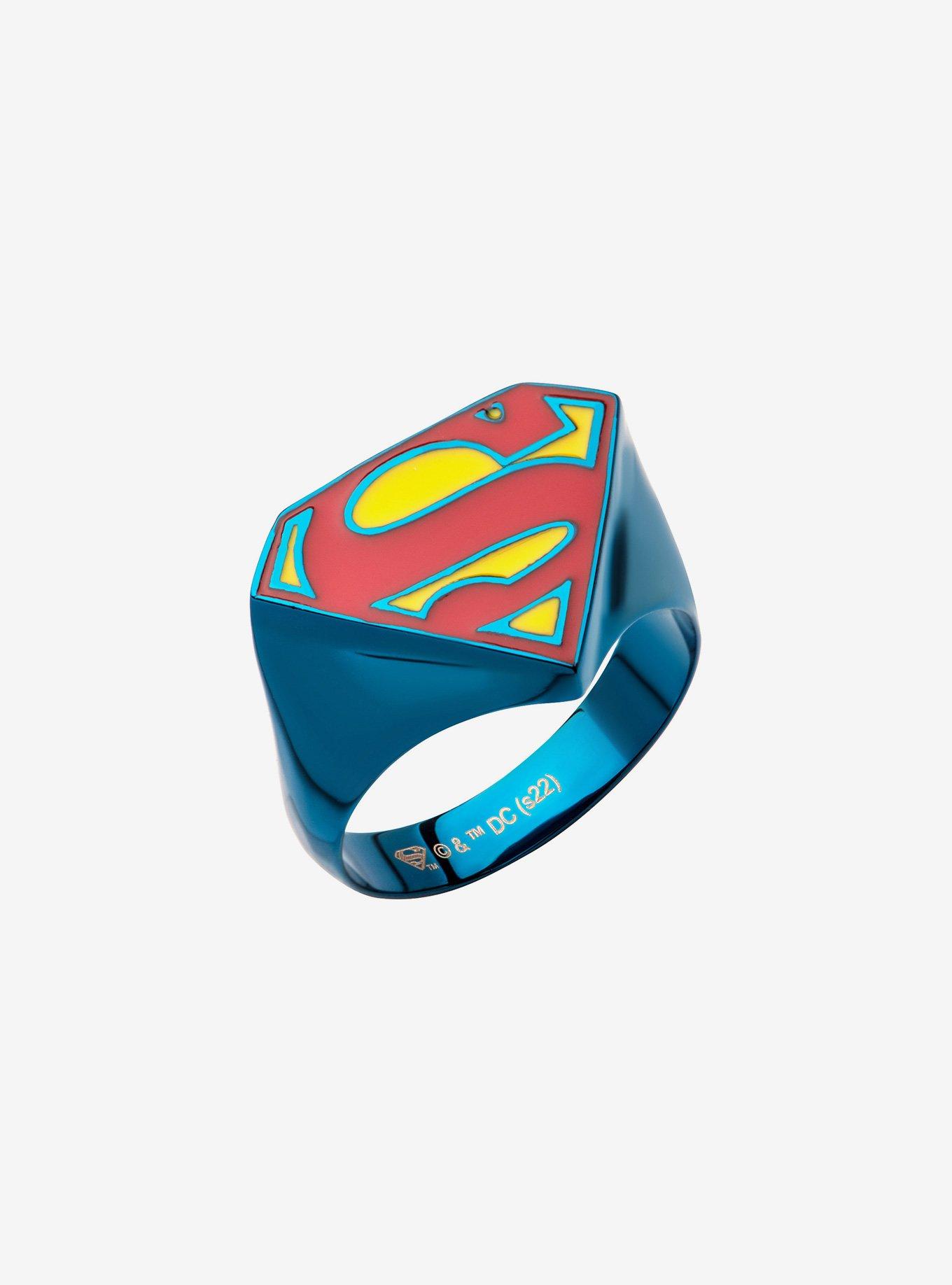 DC Comics Superman Logo Blue Ring, , hi-res