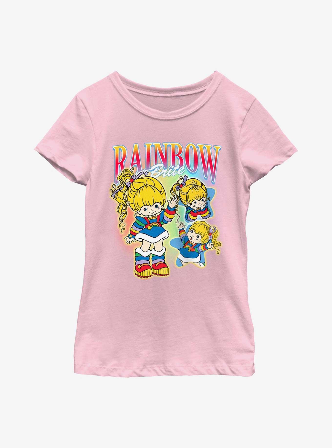 Rainbow Brite Y2K Brite Youth Girls T-Shirt, PINK, hi-res