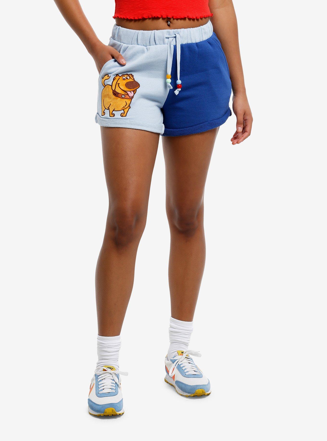 Her Universe Disney Pixar Up Dug Split Lounge Shorts, , hi-res