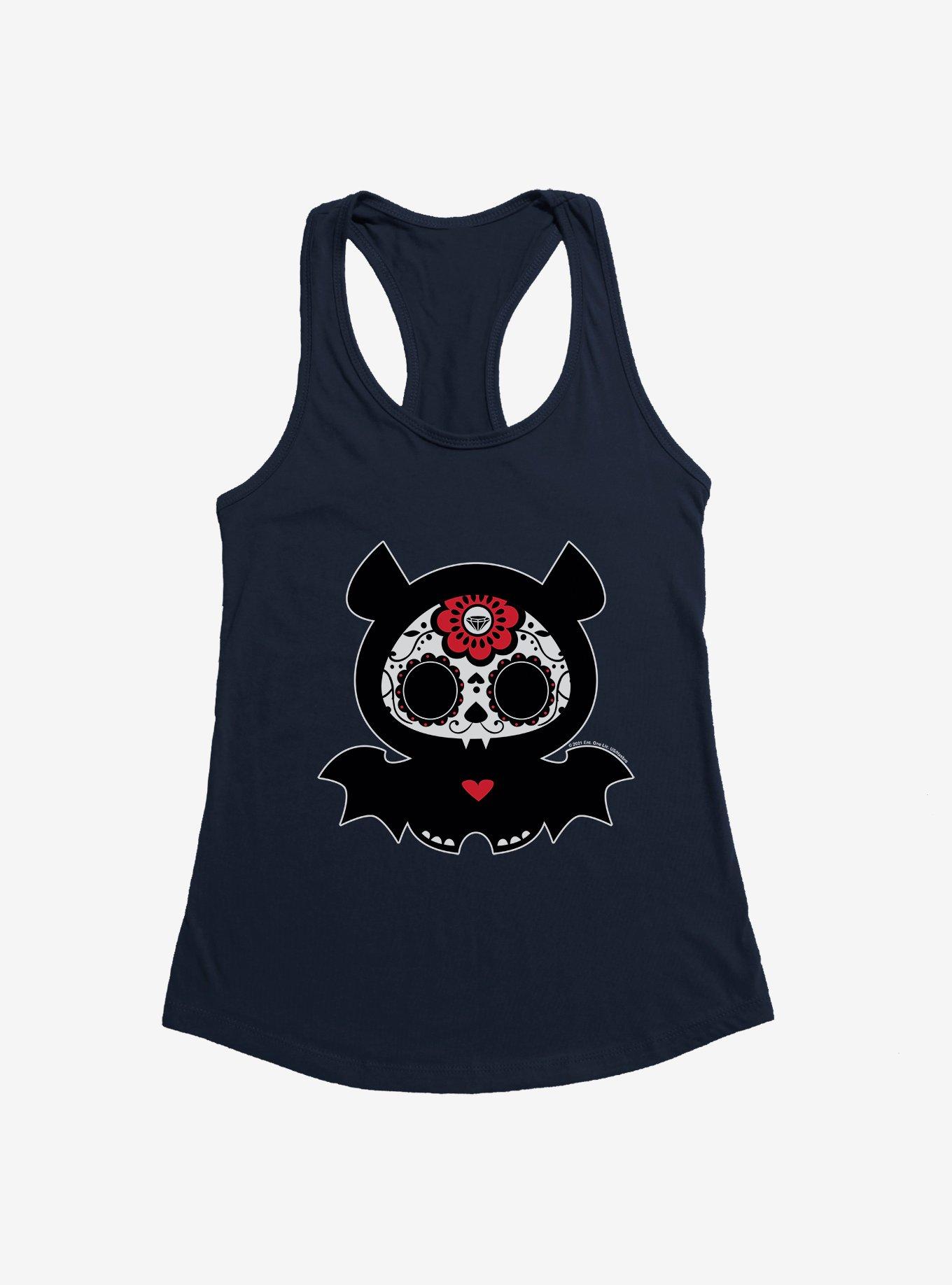 Skelanimals Day of the Dead Pattern Diego Girls Tank, MIDNIGHT NAVY, hi-res