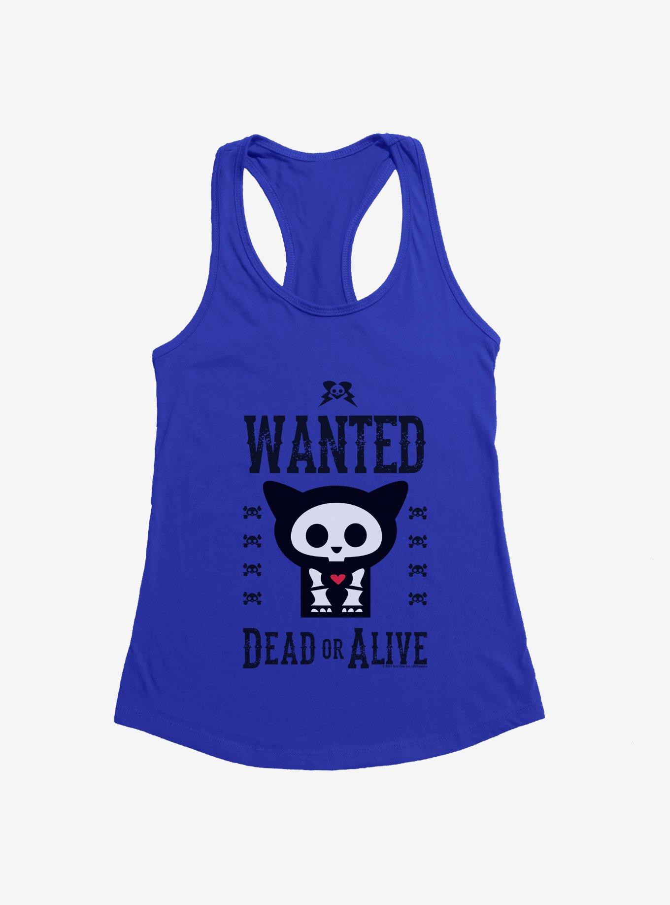 Skelanimals Kit Wanted Dead Or Alive Girls Tank, ROYAL, hi-res