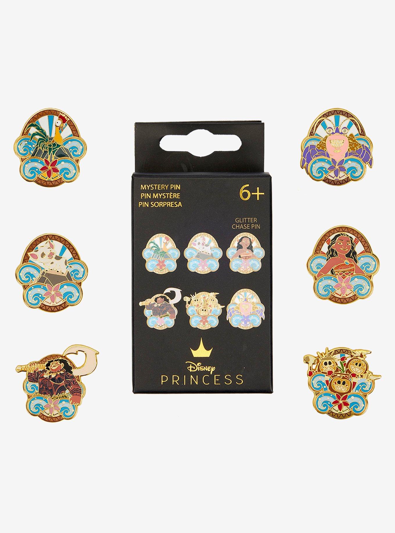 Loungefly Disney Moana Wave Characters Blind Box Enamel Pin, , hi-res