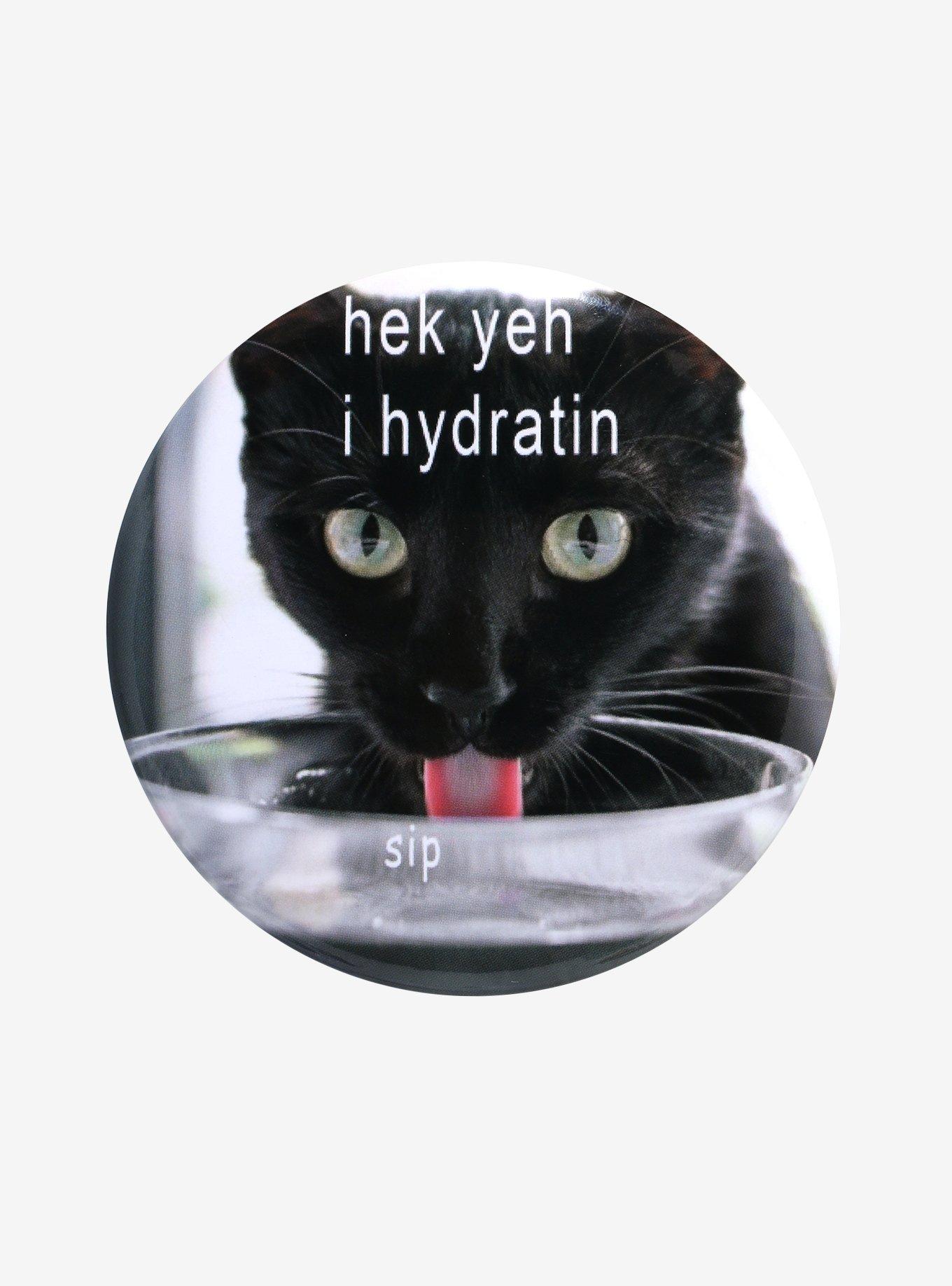 Hydrating Cat 3 Inch Button, , hi-res