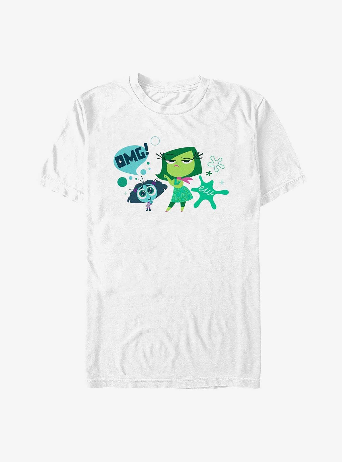 Disney Pixar Inside Out 2 Little Envy And Disgust T-Shirt, WHITE, hi-res