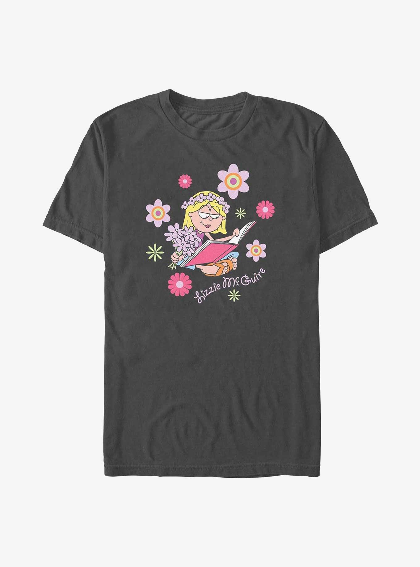 Disney Lizzie McGuire Groovy Lizzie T-Shirt, CHARCOAL, hi-res