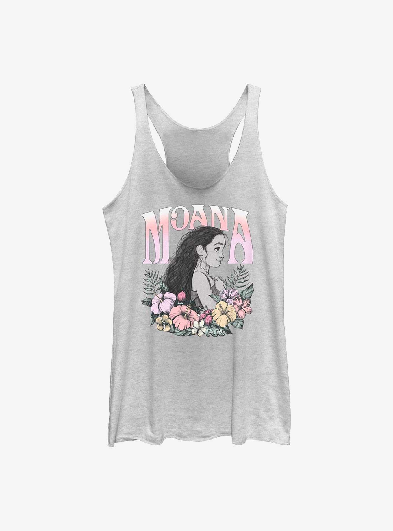 Disney Moana Springtime Moana Girls Tank, WHITE HTR, hi-res