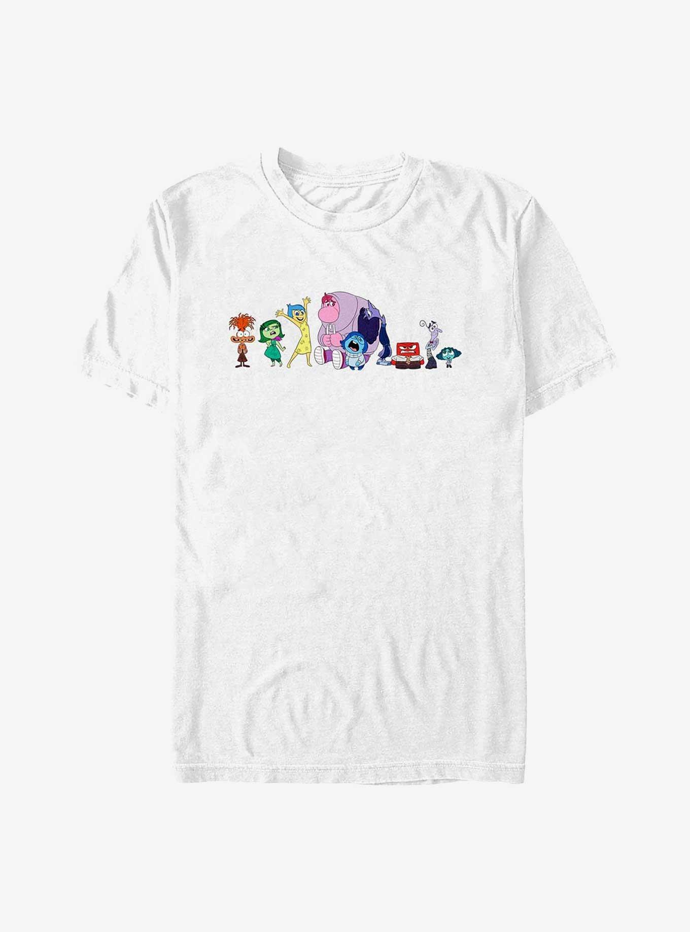 Disney Pixar Inside Out 2 All Emotions T-Shirt, WHITE, hi-res