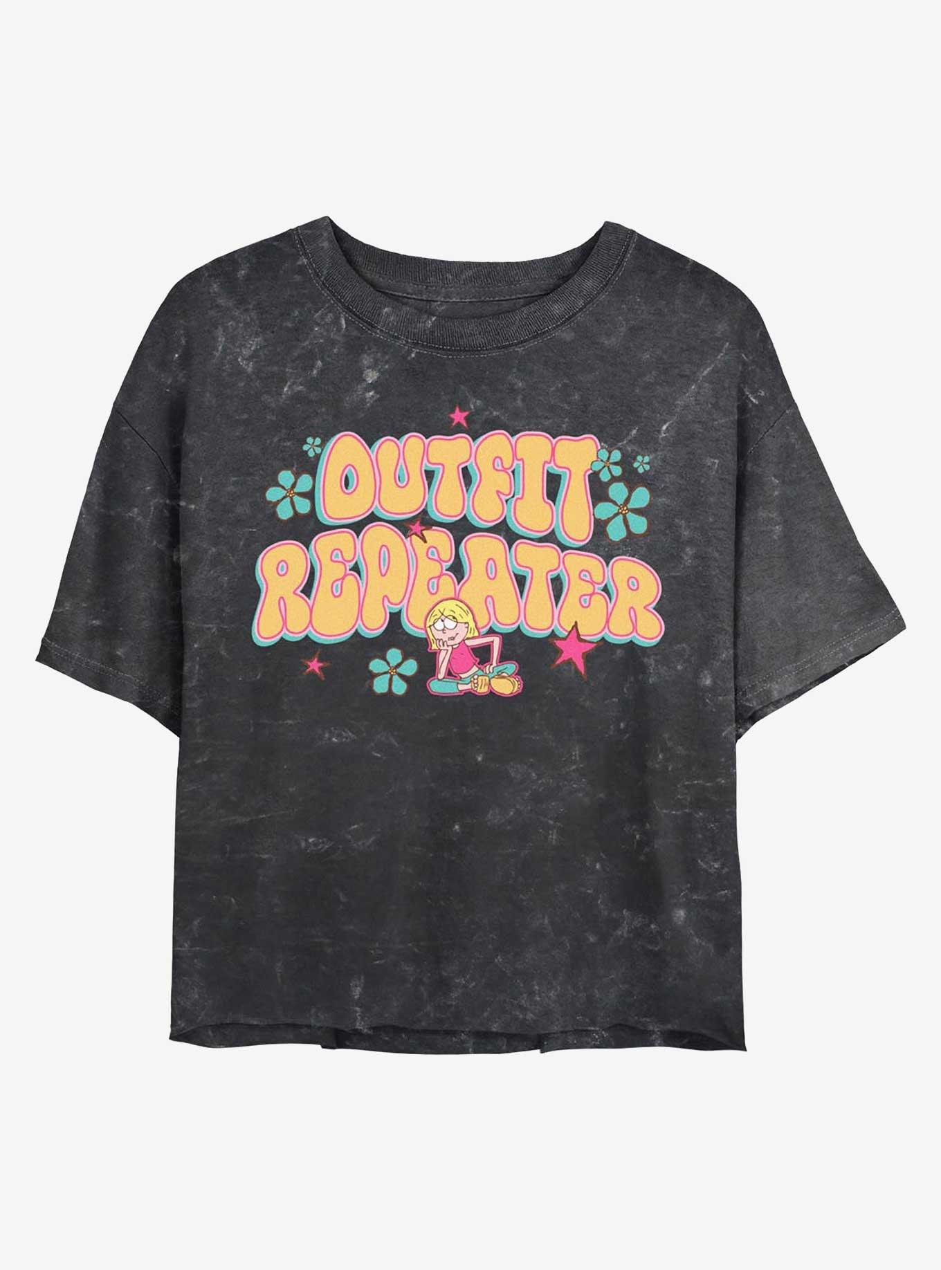 Disney Lizzie McGuire Outfit Repeater Girls Mineral Wash Crop T-Shirt, , hi-res