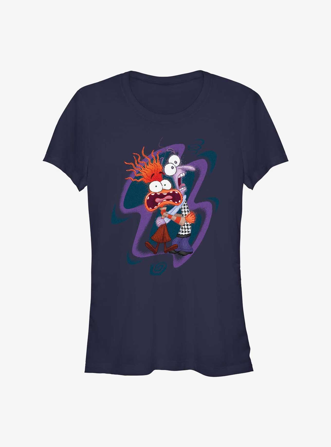 Disney Pixar Inside Out 2 Fear And Anxiety Girls T-Shirt, , hi-res