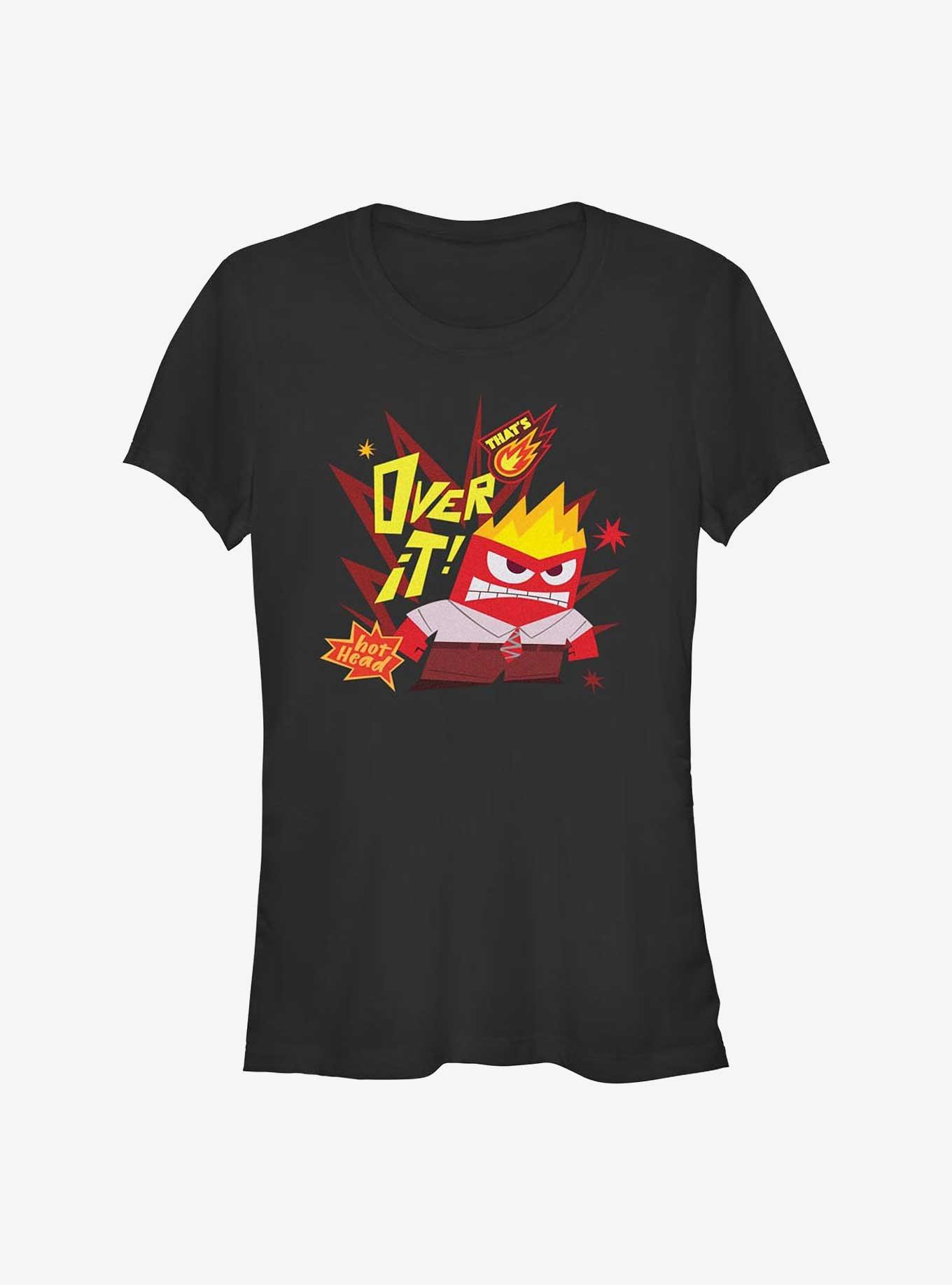 Disney Pixar Inside Out 2 Over It Girls T-Shirt