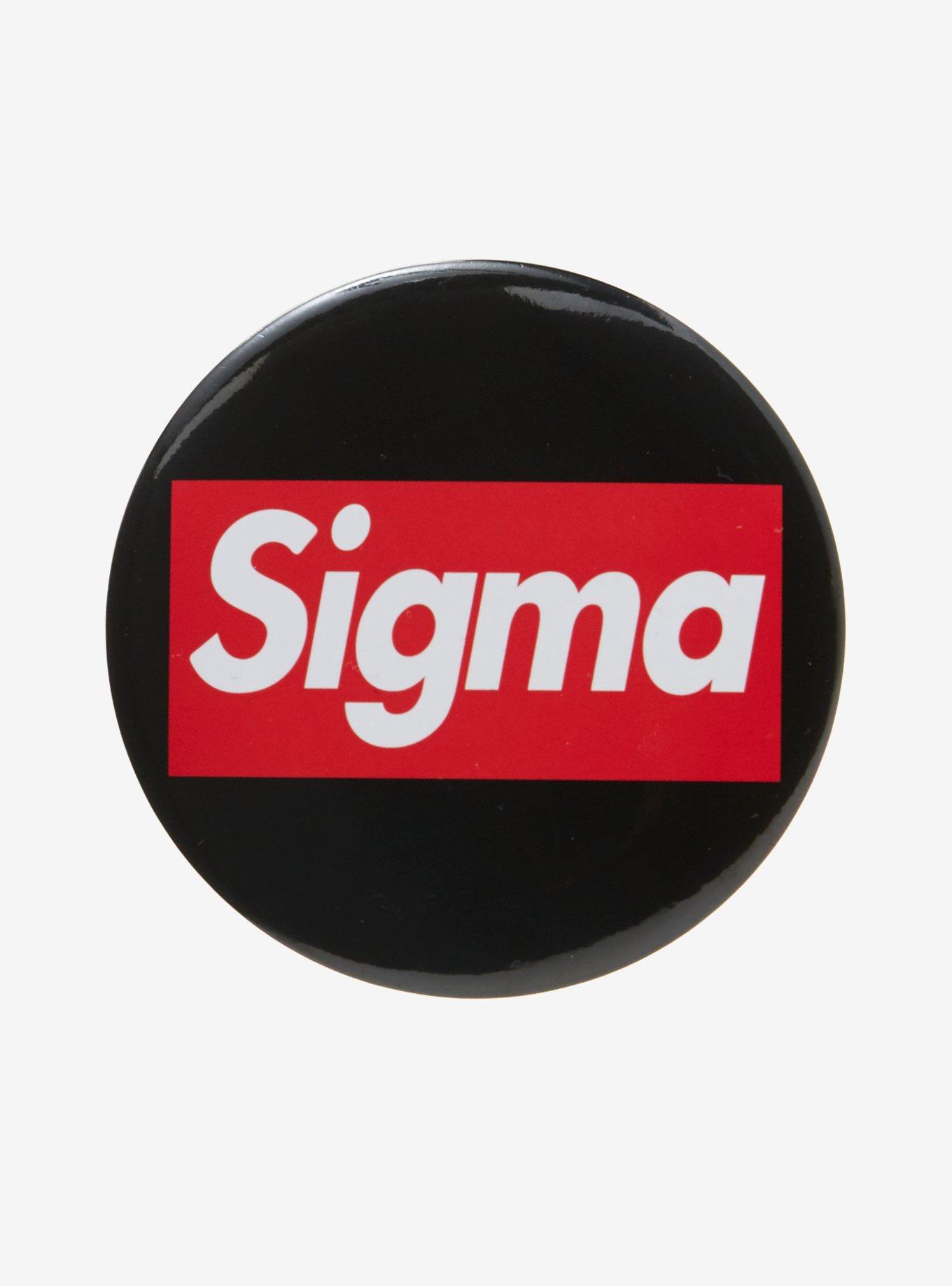 Sigma Logo 3 Inch Button, , hi-res