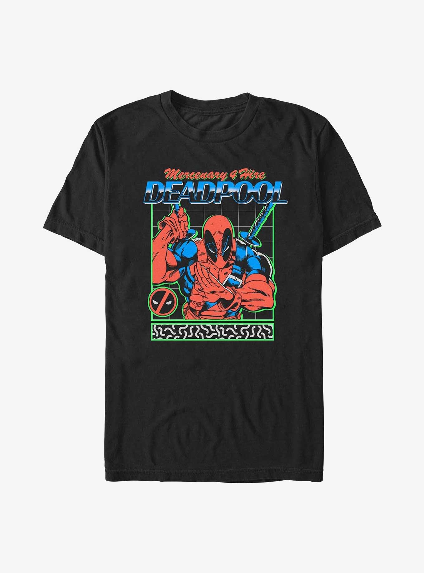 Marvel Deadpool Retro T-Shirt, BLACK, hi-res