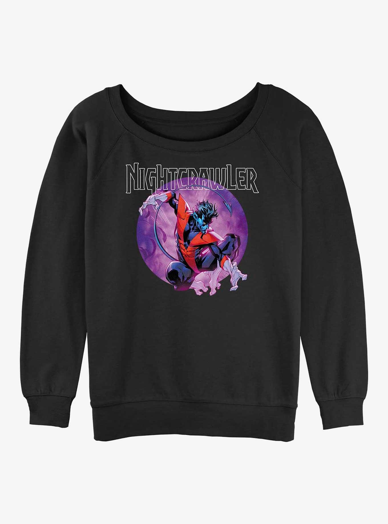 Marvel X-Men Nightcrawler Womens Slouchy Sweatshirt, , hi-res