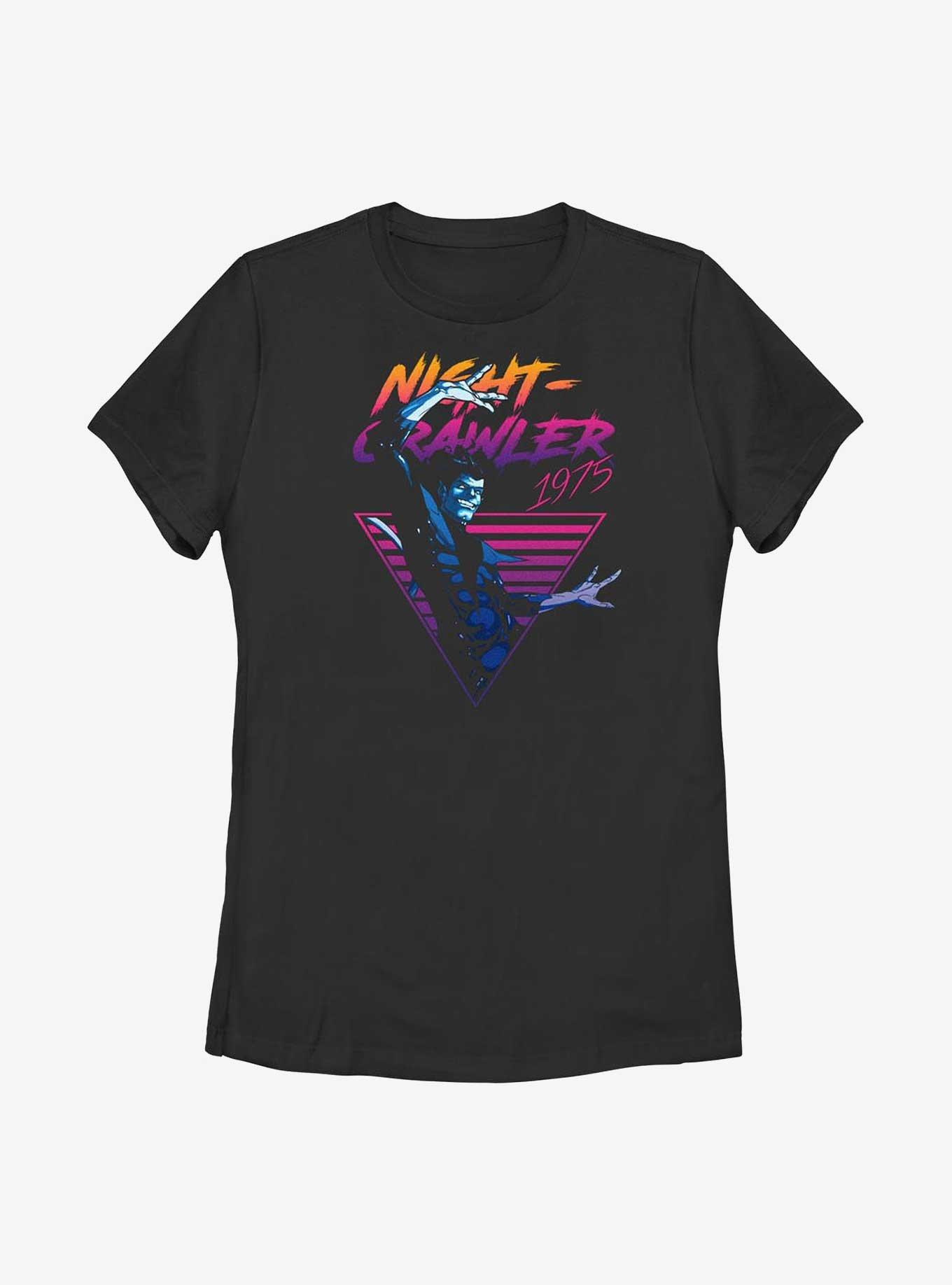 Marvel X-Men Retro Nightcrawler Womens T-Shirt, BLACK, hi-res