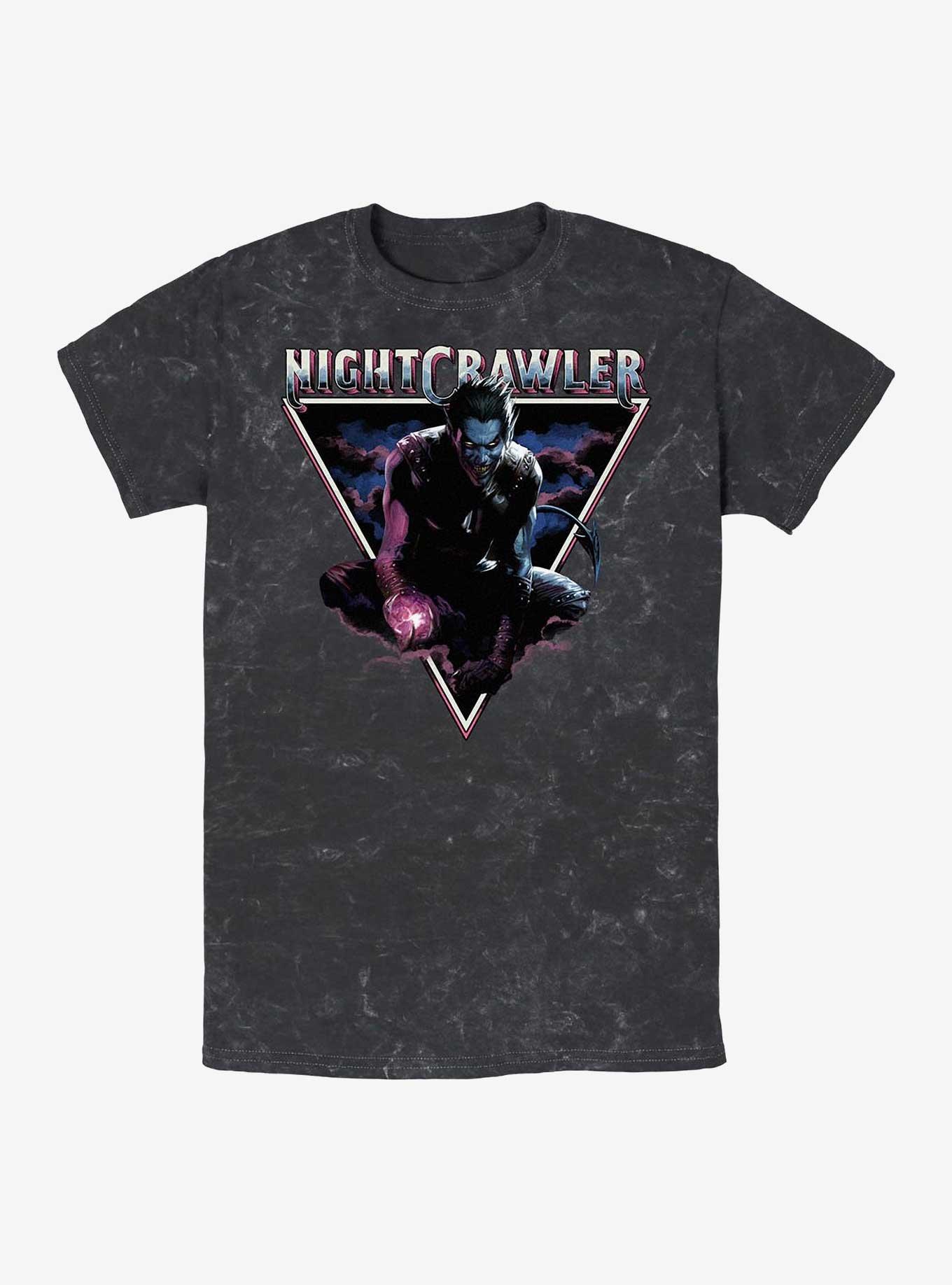 Marvel X-Men Nightcrawler Triangle Mineral Wash T-Shirt, , hi-res