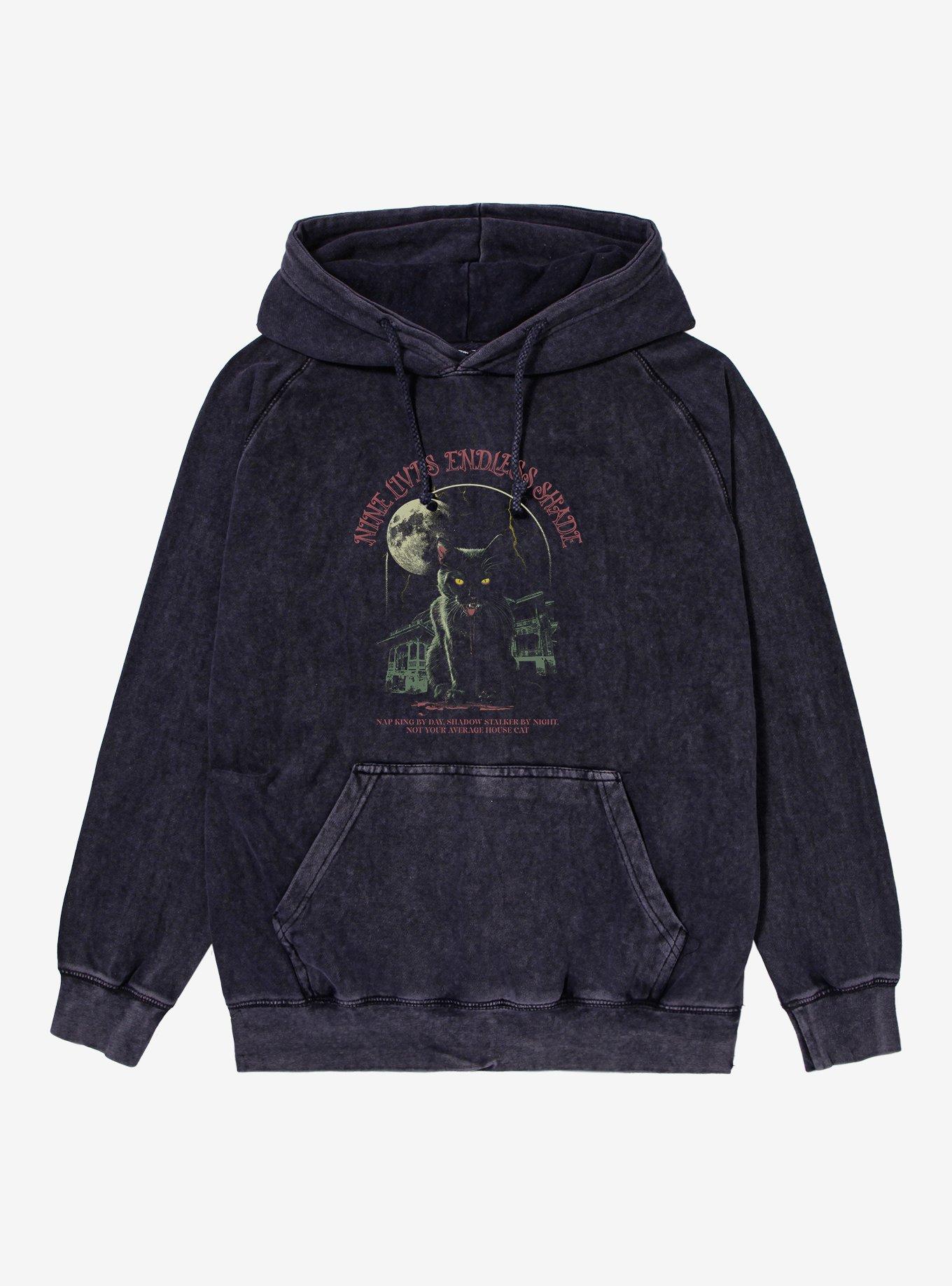 Nine Lives Endless Shade Mineral Wash Hoodie, BLACK, hi-res