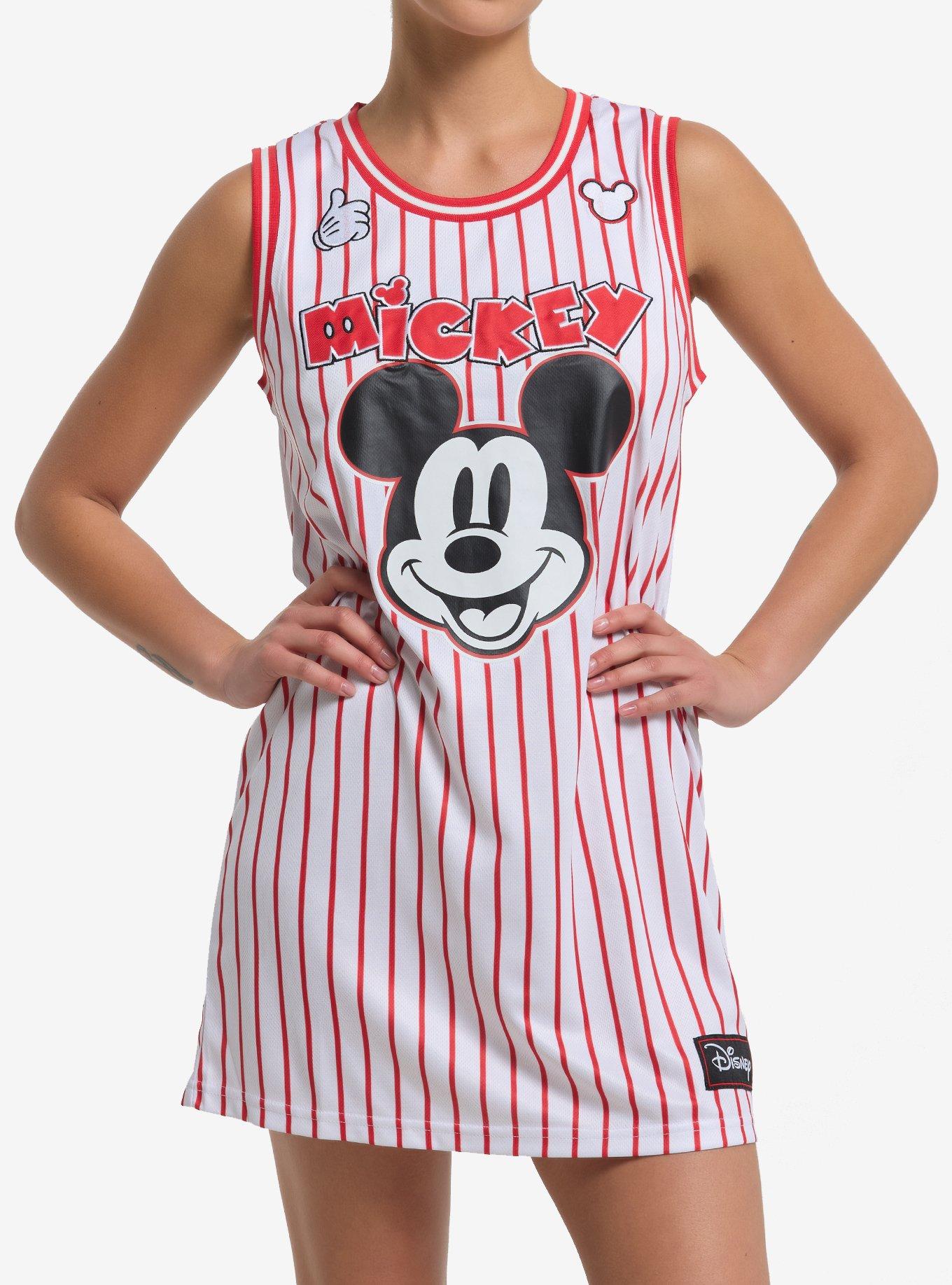 Her Universe Disney Mickey Mouse Basketball Jersey Dress, , hi-res