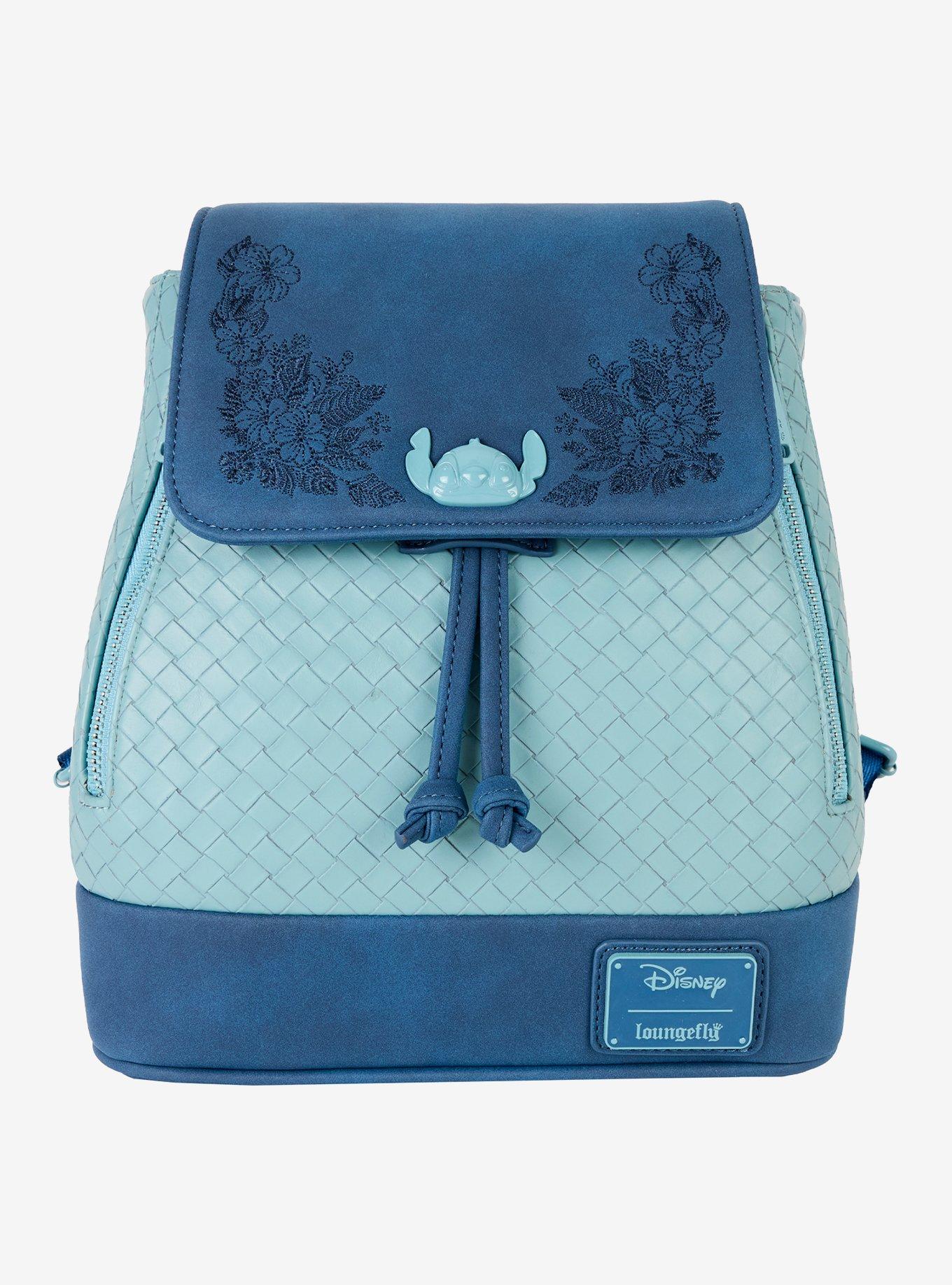 Loungefly Disney Lilo & Stitch Floral Embroidered Mini Backpack, , hi-res