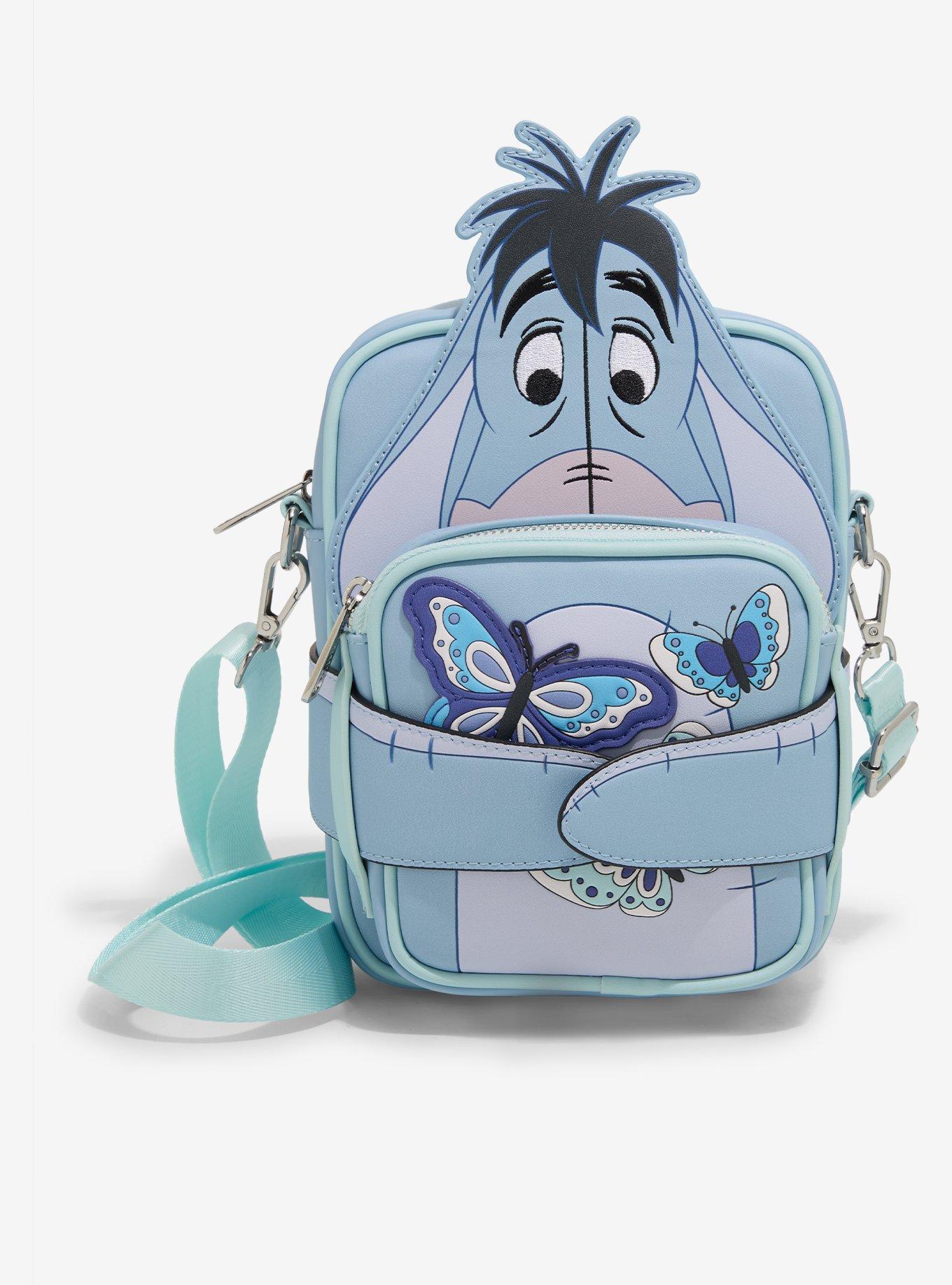 Loungefly Disney Winnie the Pooh Eeyore Butterfly Figural Crossbody Bag, , hi-res