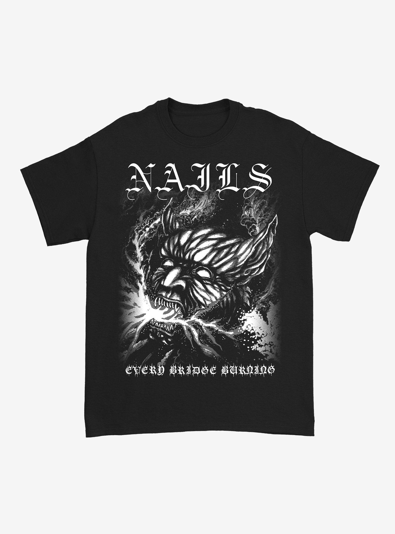 Nails Every Bridge Burning T-Shirt, , hi-res