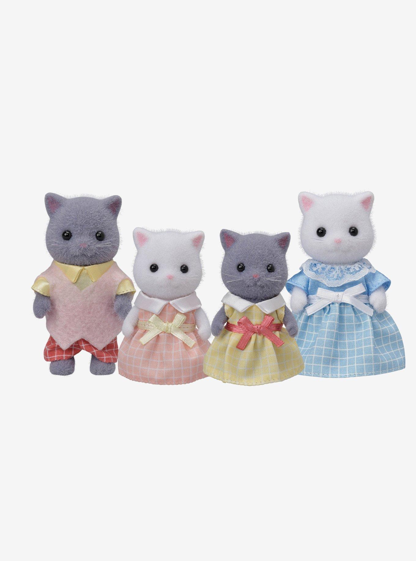 Calico Critters Persian Cat Family Figure Set, , hi-res